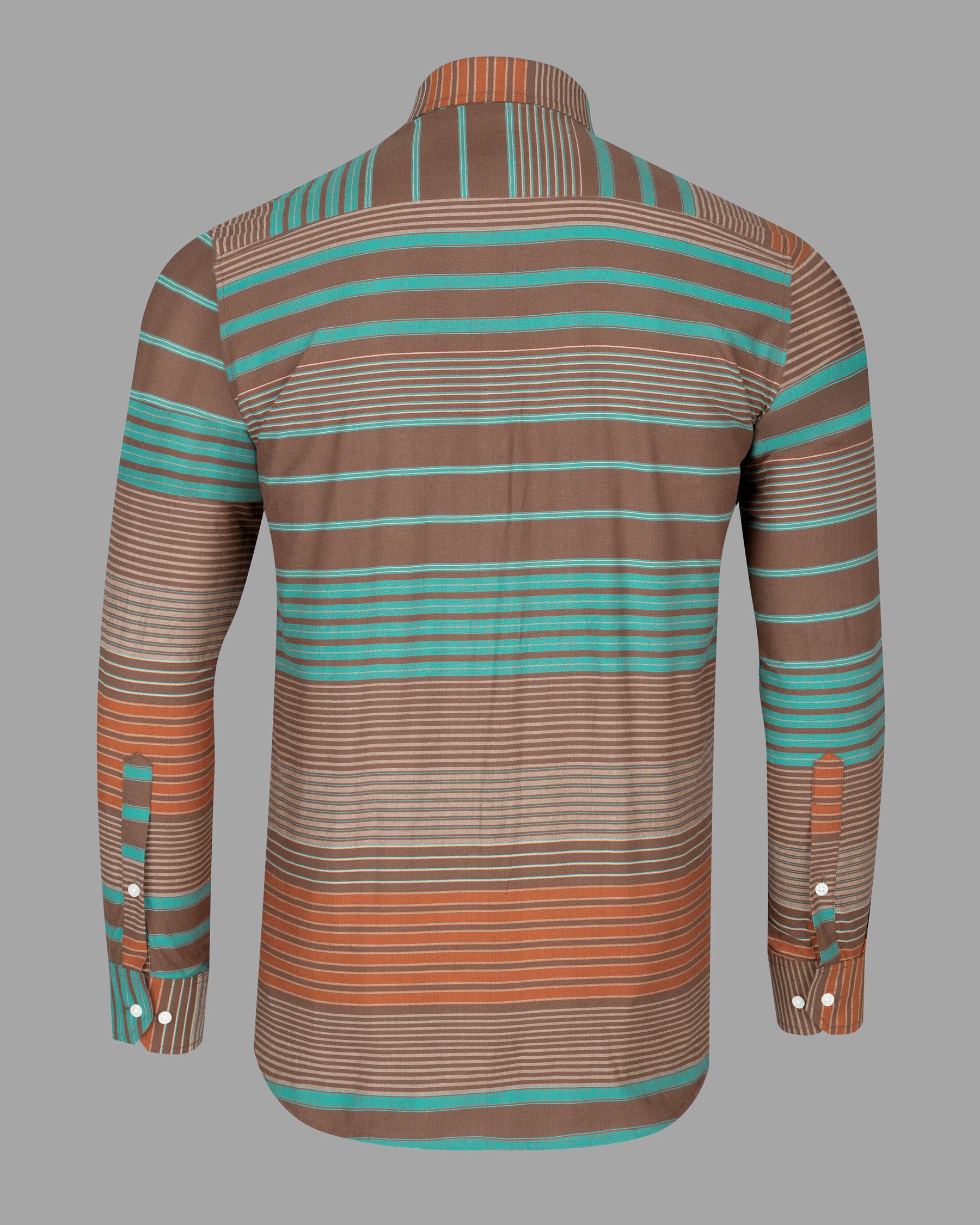 Spicy Mix Brown with Monte Carlo Blue Striped Dobby Textured Premium Giza Cotton Shirt 5156-38, 5156-H-38, 5156-39, 5156-H-39, 5156-40, 5156-H-40, 5156-42, 5156-H-42, 5156-44, 5156-H-44, 5156-46, 5156-H-46, 5156-48, 5156-H-48, 5156-50, 5156-H-50, 5156-52, 5156-H-52