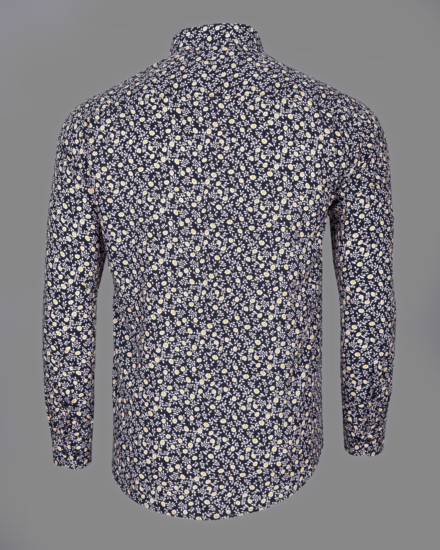 Shark Grey flowers printed Premium Tencel Shirt 5187-BLK-38, 5187-BLK-H-38, 5187-BLK-39, 5187-BLK-H-39, 5187-BLK-40, 5187-BLK-H-40, 5187-BLK-42, 5187-BLK-H-42, 5187-BLK-44, 5187-BLK-H-44, 5187-BLK-46, 5187-BLK-H-46, 5187-BLK-48, 5187-BLK-H-48, 5187-BLK-50, 5187-BLK-H-50, 5187-BLK-52, 5187-BLK-H-52