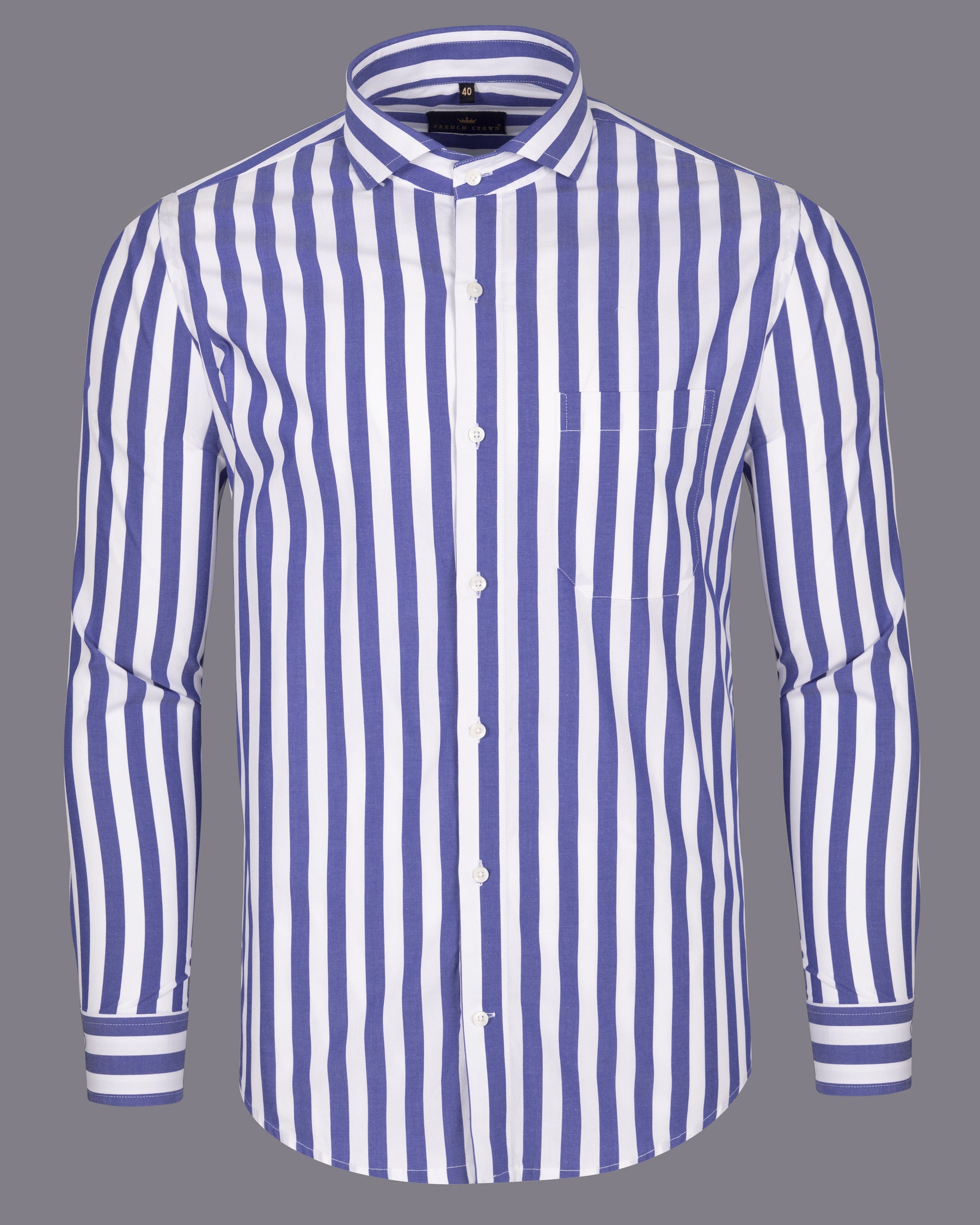 Victoria Blue with White striped Premium Cotton Shirt 5191-CA-38, 5191-CA-H-38, 5191-CA-39, 5191-CA-H-39, 5191-CA-40, 5191-CA-H-40, 5191-CA-42, 5191-CA-H-42, 5191-CA-44, 5191-CA-H-44, 5191-CA-46, 5191-CA-H-46, 5191-CA-48, 5191-CA-H-48, 5191-CA-50, 5191-CA-H-50, 5191-CA-52, 5191-CA-H-52