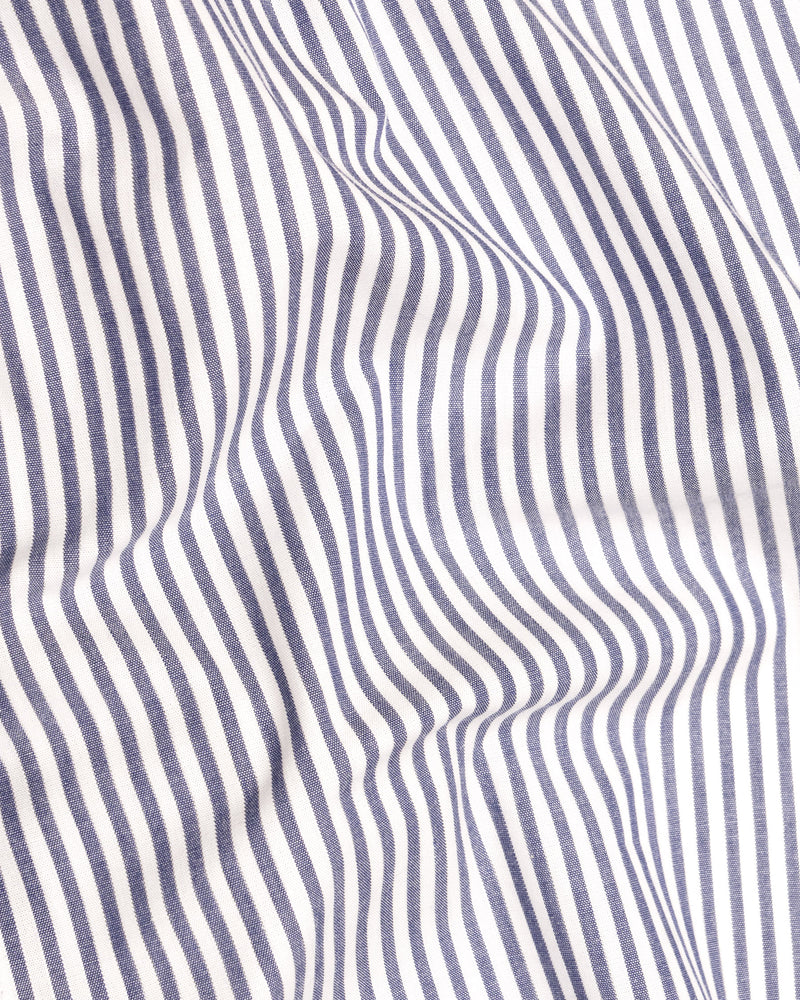 Indigo Blue with Milky White Striped Premium Cotton Shirt 5200-P78-38, 5200-P78-H-38, 5200-P78-39, 5200-P78-H-39, 5200-P78-40, 5200-P78-H-40, 5200-P78-42, 5200-P78-H-42, 5200-P78-44, 5200-P78-H-44, 5200-P78-46, 5200-P78-H-46, 5200-P78-48, 5200-P78-H-48, 5200-P78-50, 5200-P78-H-50, 5200-P78-52, 5200-P78-H-52