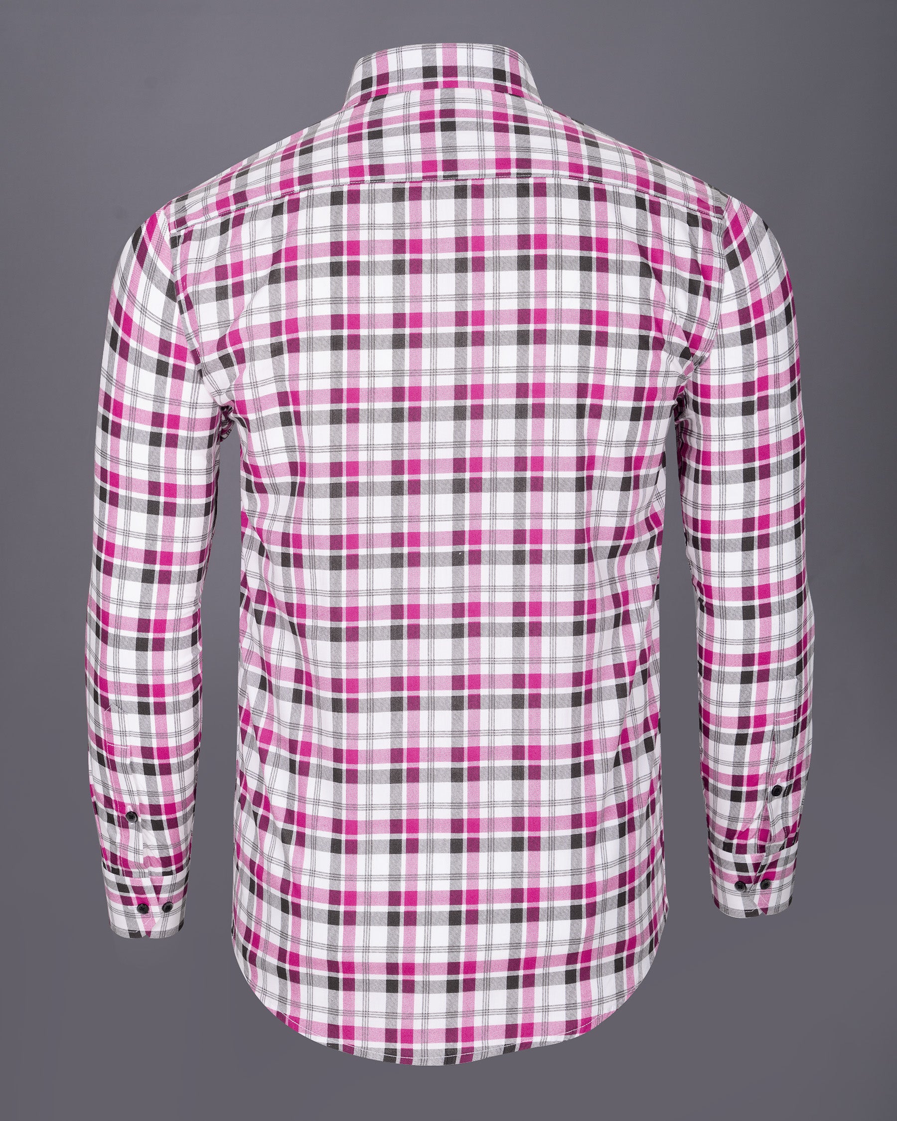 Bright White with Disco Pink and Jade Black Plaid Royal Oxford Shirt 5206-BLK-38, 5206-BLK-H-38, 5206-BLK-39, 5206-BLK-H-39, 5206-BLK-40, 5206-BLK-H-40, 5206-BLK-42, 5206-BLK-H-42, 5206-BLK-44, 5206-BLK-H-44, 5206-BLK-46, 5206-BLK-H-46, 5206-BLK-48, 5206-BLK-H-48, 5206-BLK-50, 5206-BLK-H-50, 5206-BLK-52, 5206-BLK-H-52