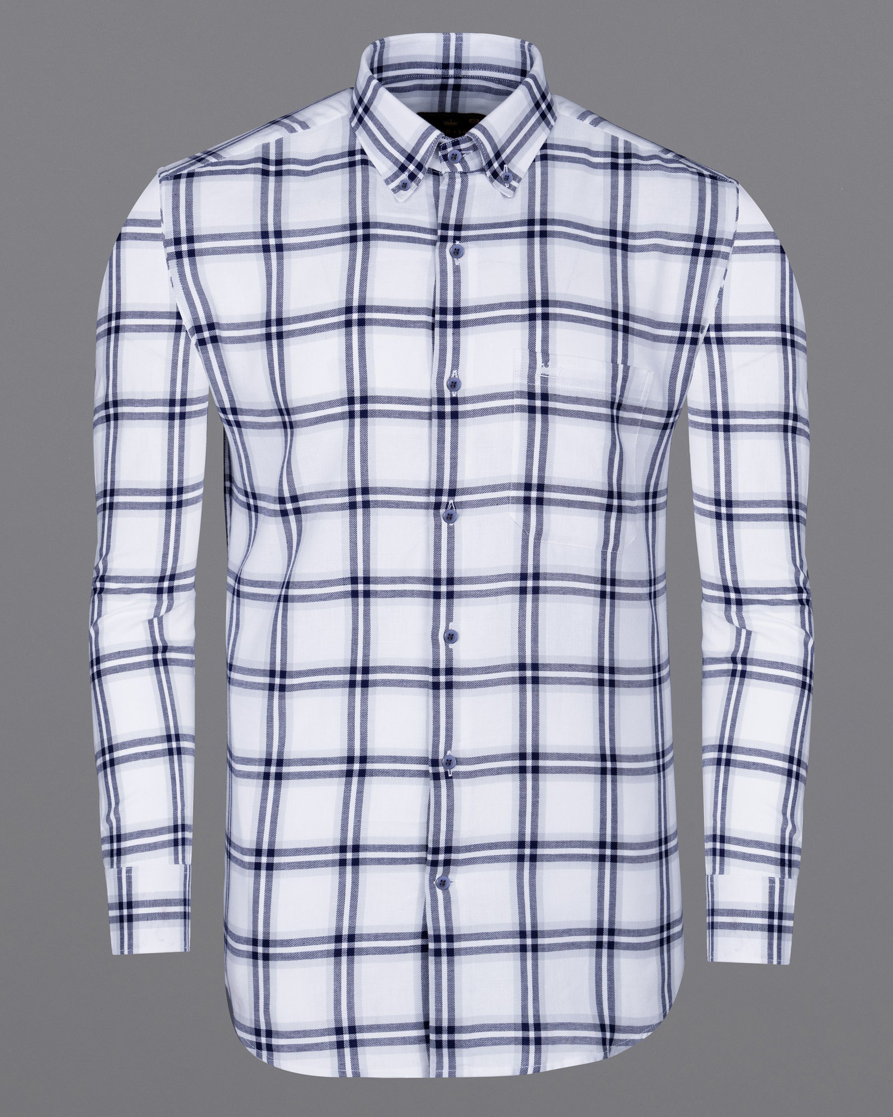 Bright White Plaid Premium Cotton Flannel Shirt 5226-BD-BLE-38, 5226-BD-BLE-H-38, 5226-BD-BLE-39, 5226-BD-BLE-H-39, 5226-BD-BLE-40, 5226-BD-BLE-H-40, 5226-BD-BLE-42, 5226-BD-BLE-H-42, 5226-BD-BLE-44, 5226-BD-BLE-H-44, 5226-BD-BLE-46, 5226-BD-BLE-H-46, 5226-BD-BLE-48, 5226-BD-BLE-H-48, 5226-BD-BLE-50, 5226-BD-BLE-H-50, 5226-BD-BLE-52, 5226-BD-BLE-H-52