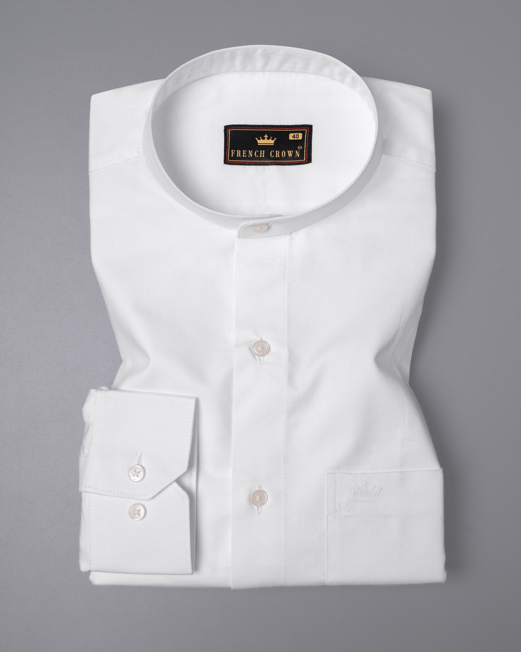 Bright White Herringbone Premium Cotton Shirt 5242-M-38, 5242-M-H-38, 5242-M-39, 5242-M-H-39, 5242-M-40, 5242-M-H-40, 5242-M-42, 5242-M-H-42, 5242-M-44, 5242-M-H-44, 5242-M-46, 5242-M-H-46, 5242-M-48, 5242-M-H-48, 5242-M-50, 5242-M-H-50, 5242-M-52, 5242-M-H-52