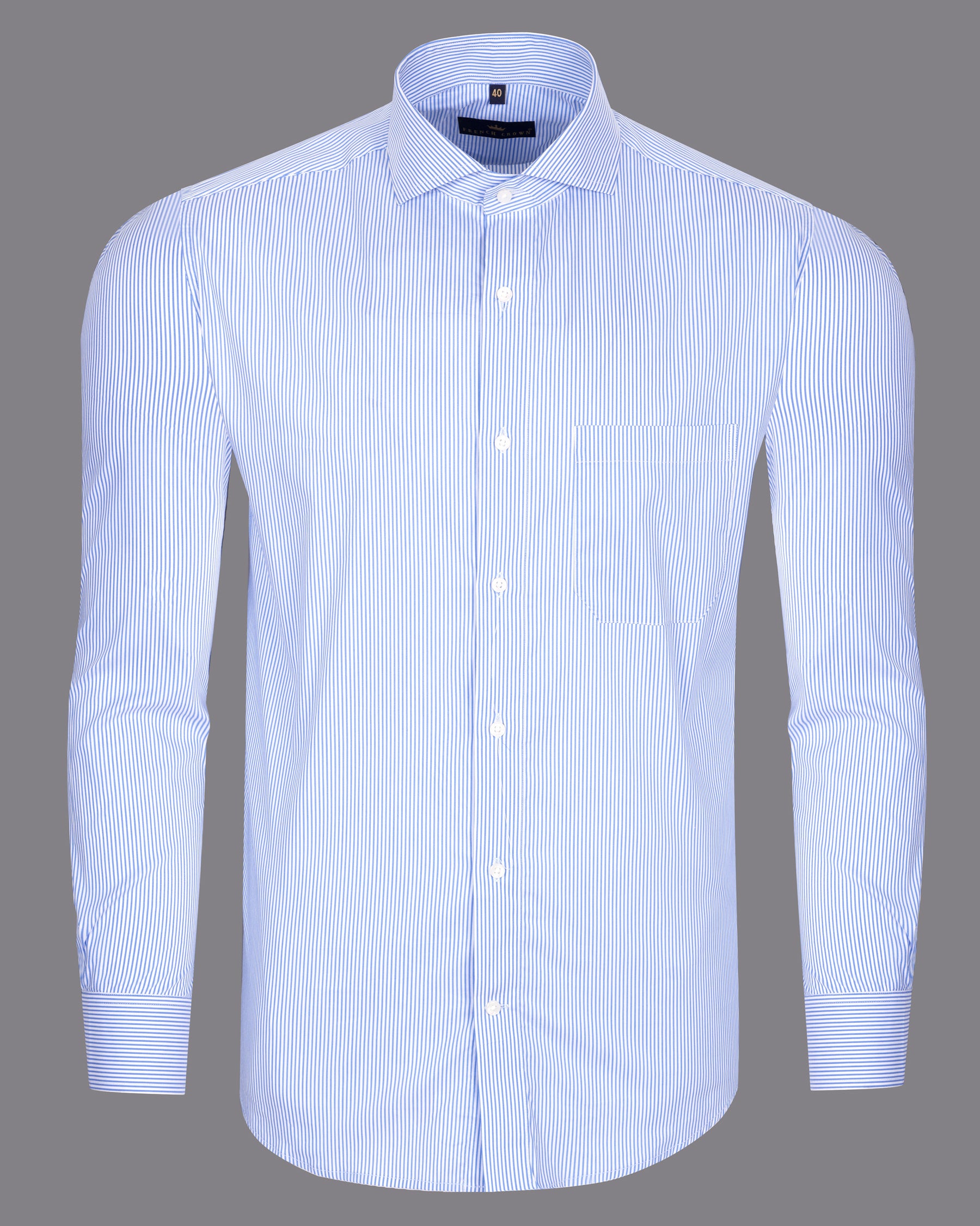 Bright White with Jordy Blue Striped Premium Cotton Shirt 5254-CA-38, 5254-CA-H-38, 5254-CA-39, 5254-CA-H-39, 5254-CA-40, 5254-CA-H-40, 5254-CA-42, 5254-CA-H-42, 5254-CA-44, 5254-CA-H-44, 5254-CA-46, 5254-CA-H-46, 5254-CA-48, 5254-CA-H-48, 5254-CA-50, 5254-CA-H-50, 5254-CA-52, 5254-CA-H-52