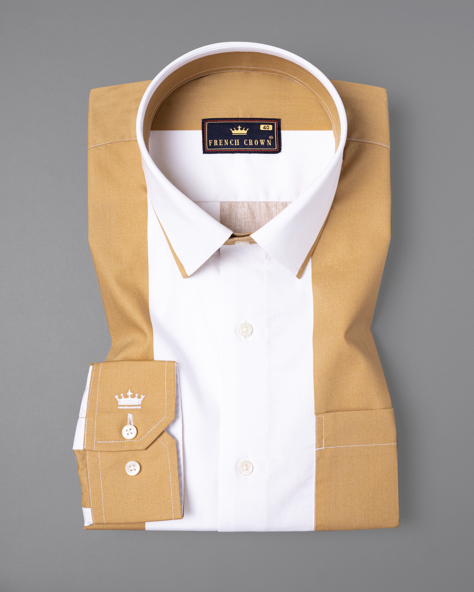 De Serria with Bright White Twill Premium Cotton Shirt 5258-38, 5258-H-38, 5258-39, 5258-H-39, 5258-40, 5258-H-40, 5258-42, 5258-H-42, 5258-44, 5258-H-44, 5258-46, 5258-H-46, 5258-48, 5258-H-48, 5258-50, 5258-H-50, 5258-52, 5258-H-52