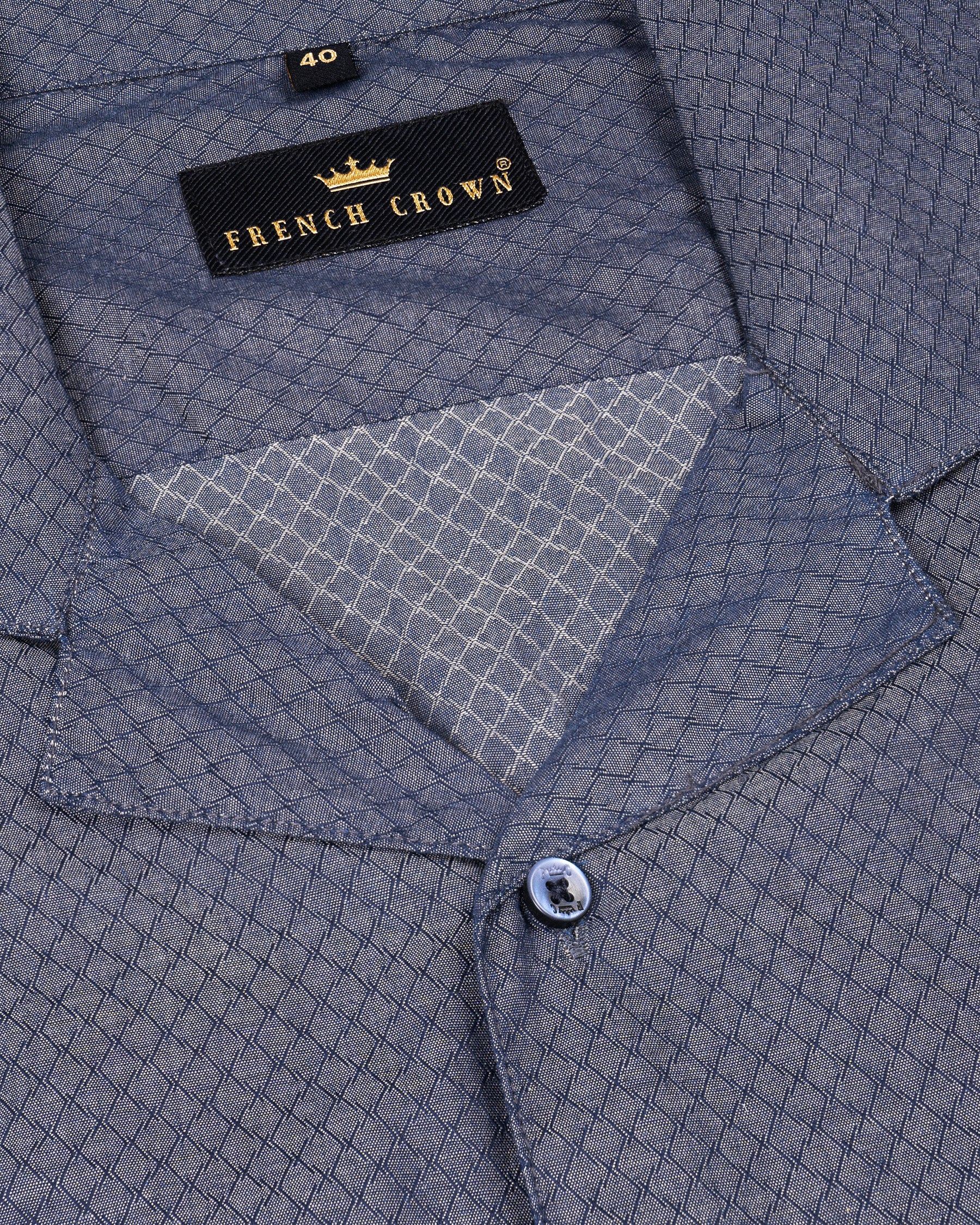 Dolphin Grey Dobby Textured Premium Giza Cotton Shirt 5297-CC-BLE-38, 5297-CC-BLE-H-38, 5297-CC-BLE-39, 5297-CC-BLE-H-39, 5297-CC-BLE-40, 5297-CC-BLE-H-40, 5297-CC-BLE-42, 5297-CC-BLE-H-42, 5297-CC-BLE-44, 5297-CC-BLE-H-44, 5297-CC-BLE-46, 5297-CC-BLE-H-46, 5297-CC-BLE-48, 5297-CC-BLE-H-48, 5297-CC-BLE-50, 5297-CC-BLE-H-50, 5297-CC-BLE-52, 5297-CC-BLE-H-52