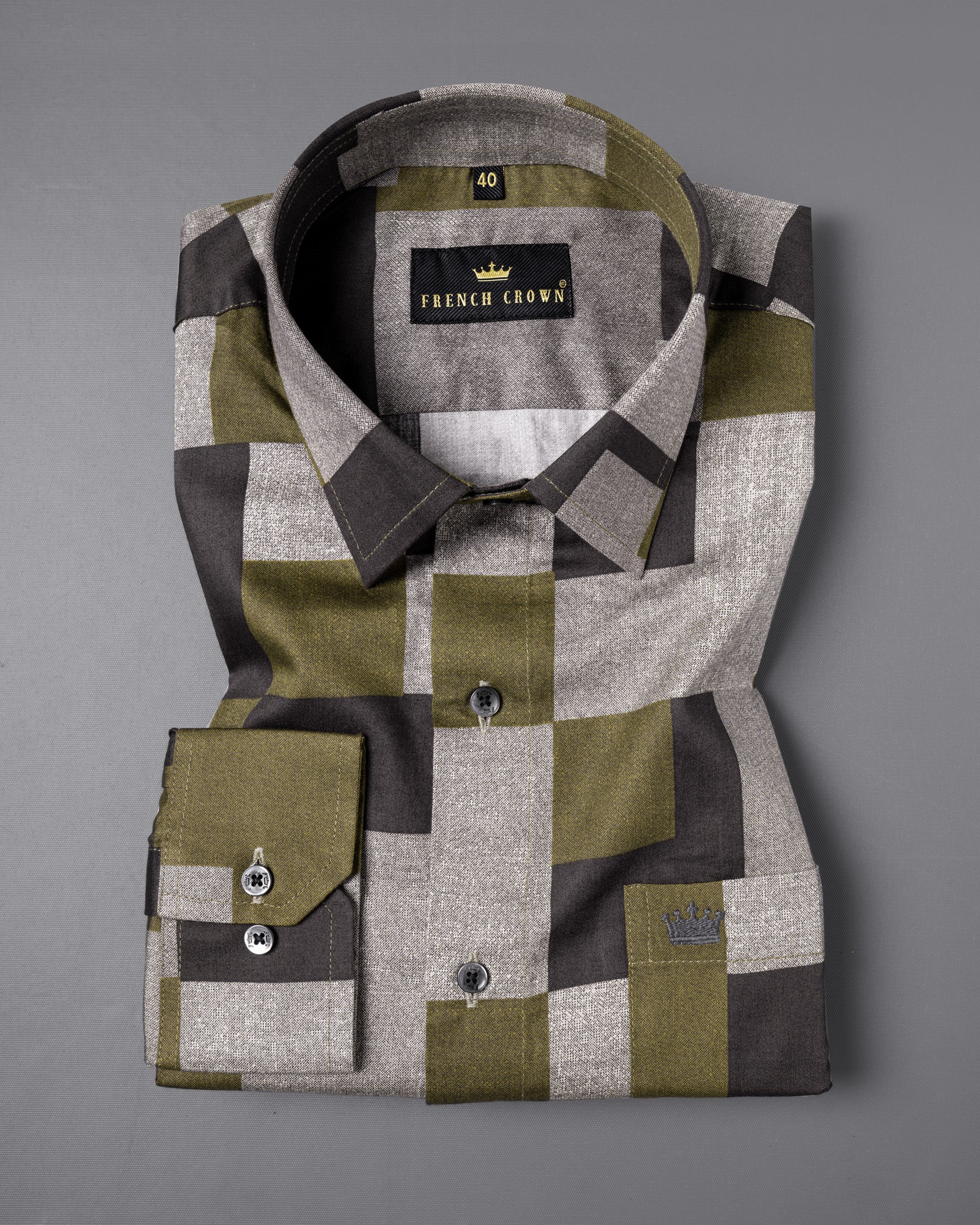 Ash Grey with Don Juan and Sycamore Green abstract art printed Premium Cotton Shirt 5304-BLK-38, 5304-BLK-H-38, 5304-BLK-39, 5304-BLK-H-39, 5304-BLK-40, 5304-BLK-H-40, 5304-BLK-42, 5304-BLK-H-42, 5304-BLK-44, 5304-BLK-H-44, 5304-BLK-46, 5304-BLK-H-46, 5304-BLK-48, 5304-BLK-H-48, 5304-BLK-50, 5304-BLK-H-50, 5304-BLK-52, 5304-BLK-H-52