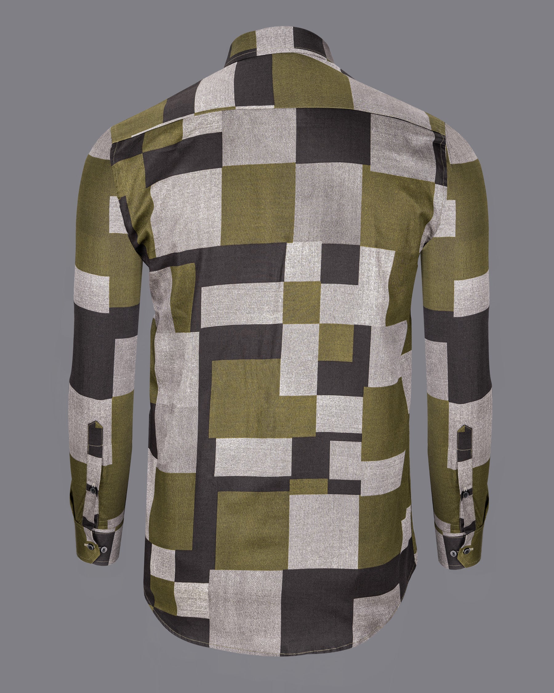 Ash Grey with Don Juan and Sycamore Green abstract art printed Premium Cotton Shirt 5304-BLK-38, 5304-BLK-H-38, 5304-BLK-39, 5304-BLK-H-39, 5304-BLK-40, 5304-BLK-H-40, 5304-BLK-42, 5304-BLK-H-42, 5304-BLK-44, 5304-BLK-H-44, 5304-BLK-46, 5304-BLK-H-46, 5304-BLK-48, 5304-BLK-H-48, 5304-BLK-50, 5304-BLK-H-50, 5304-BLK-52, 5304-BLK-H-52