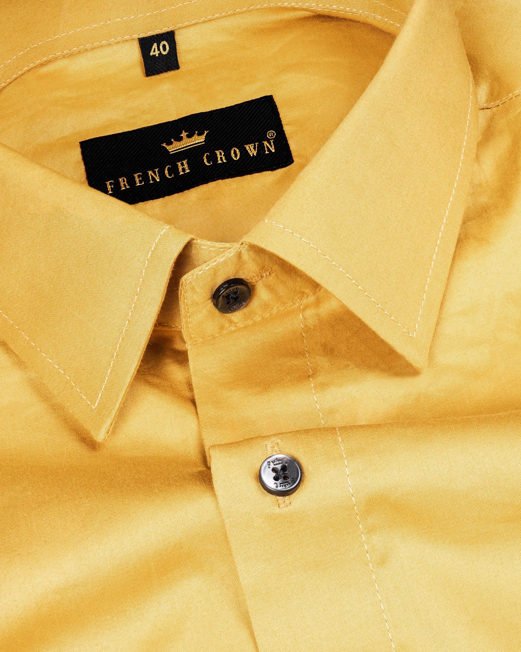 Ronchi Yellow Premium Satin Shirt 5307-BLK-38, 5307-BLK-H-38, 5307-BLK-39, 5307-BLK-H-39, 5307-BLK-40, 5307-BLK-H-40, 5307-BLK-42, 5307-BLK-H-42, 5307-BLK-44, 5307-BLK-H-44, 5307-BLK-46, 5307-BLK-H-46, 5307-BLK-48, 5307-BLK-H-48, 5307-BLK-50, 5307-BLK-H-50, 5307-BLK-52, 5307-BLK-H-52