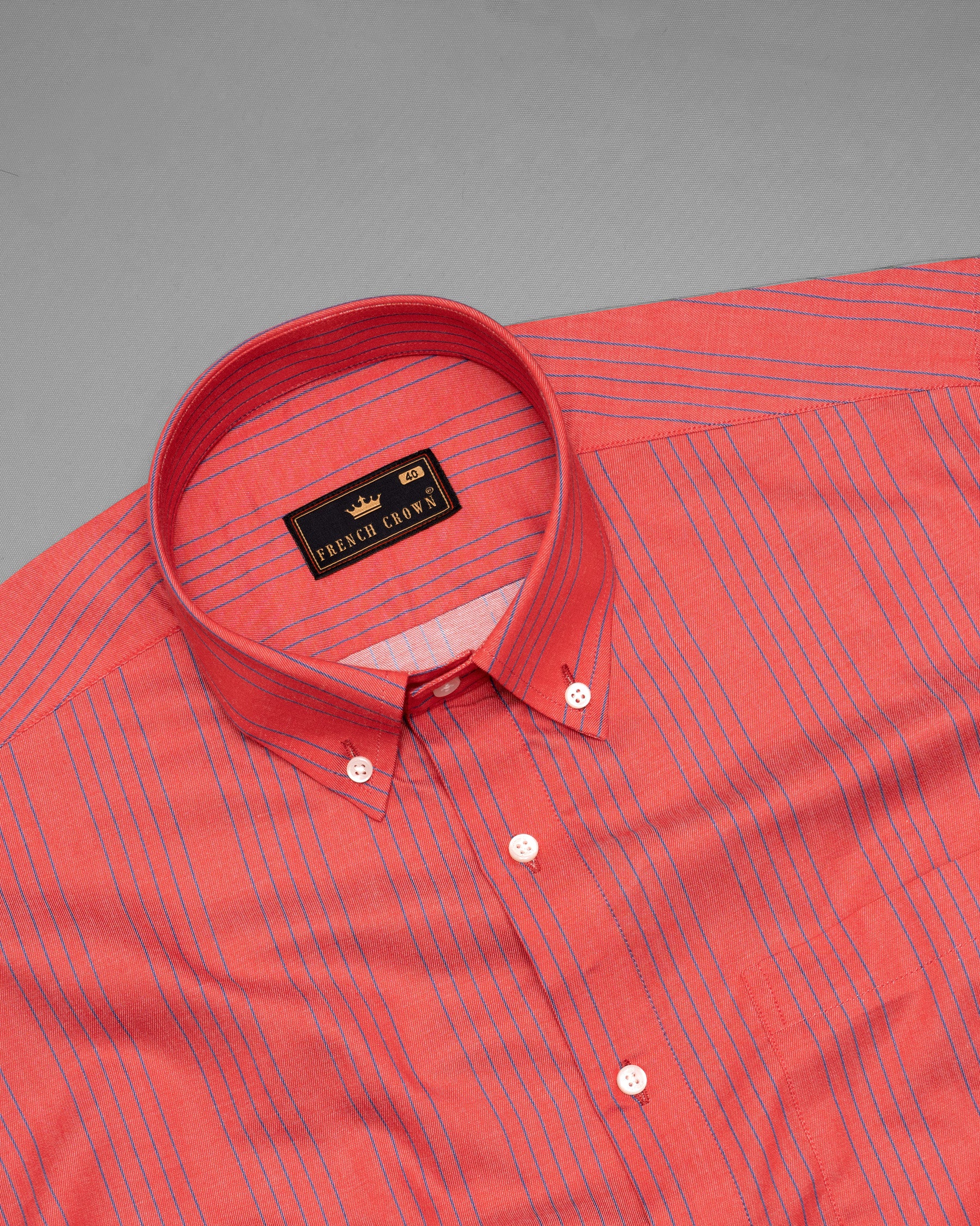 Carnation with Meteorite Blue Twill Striped Premium Cotton Shirt 5330-BD-38, 5330-BD-H-38, 5330-BD-39, 5330-BD-H-39, 5330-BD-40, 5330-BD-H-40, 5330-BD-42, 5330-BD-H-42, 5330-BD-44, 5330-BD-H-44, 5330-BD-46, 5330-BD-H-46, 5330-BD-48, 5330-BD-H-48, 5330-BD-50, 5330-BD-H-50, 5330-BD-52, 5330-BD-H-52