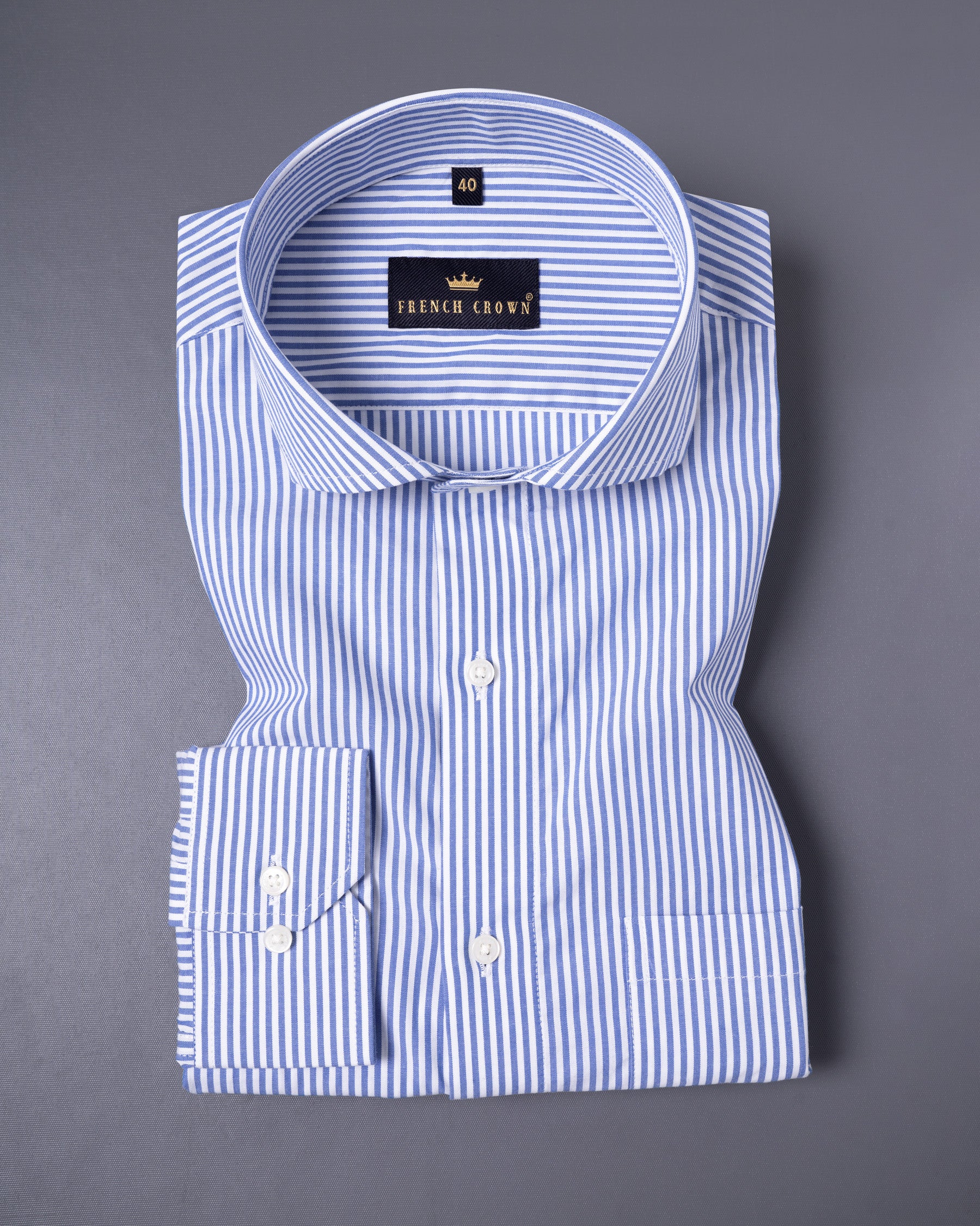 Sky Blue Striped Premium Cotton Shirt 5354-CA-38, 5354-CA-H-38, 5354-CA-39, 5354-CA-H-39, 5354-CA-40, 5354-CA-H-40, 5354-CA-42, 5354-CA-H-42, 5354-CA-44, 5354-CA-H-44, 5354-CA-46, 5354-CA-H-46, 5354-CA-48, 5354-CA-H-48, 5354-CA-50, 5354-CA-H-50, 5354-CA-52, 5354-CA-H-52