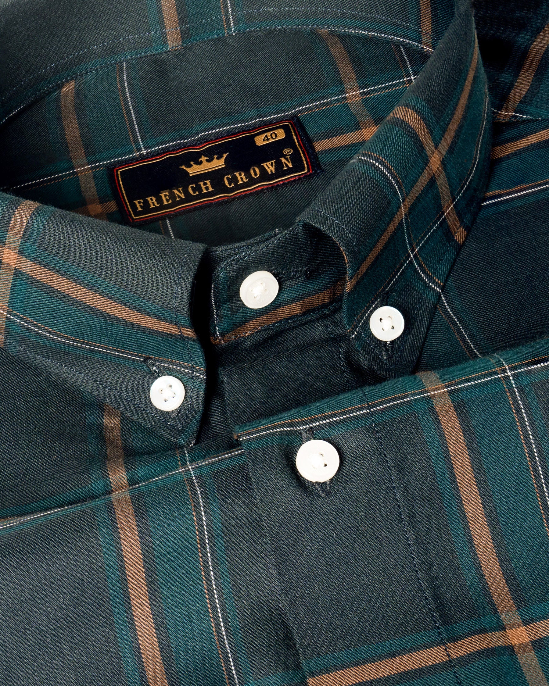Sherpa Green Twill Plaid Premium Cotton Shirt 5380-BD-38, 5380-BD-H-38, 5380-BD-39, 5380-BD-H-39, 5380-BD-40, 5380-BD-H-40, 5380-BD-42, 5380-BD-H-42, 5380-BD-44, 5380-BD-H-44, 5380-BD-46, 5380-BD-H-46, 5380-BD-48, 5380-BD-H-48, 5380-BD-50, 5380-BD-H-50, 5380-BD-52, 5380-BD-H-52