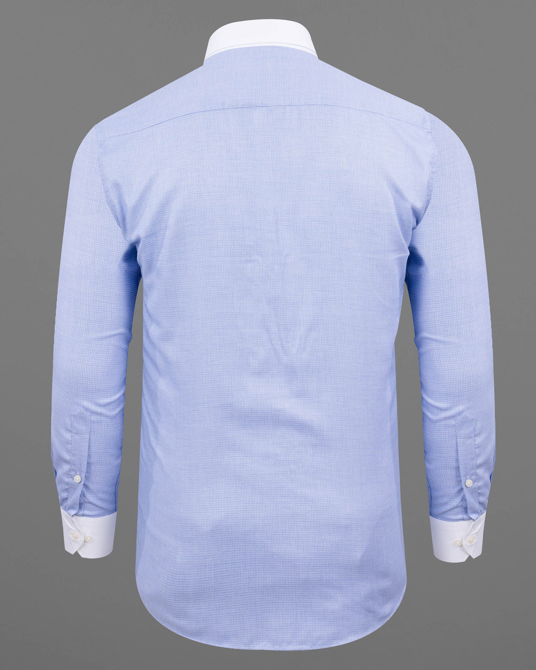 Blue with White Collar Textured Premium Cotton Shirt 5403-WCC-38, 5403-WCC-H-38, 5403-WCC-39, 5403-WCC-H-39, 5403-WCC-40, 5403-WCC-H-40, 5403-WCC-42, 5403-WCC-H-42, 5403-WCC-44, 5403-WCC-H-44, 5403-WCC-46, 5403-WCC-H-46, 5403-WCC-48, 5403-WCC-H-48, 5403-WCC-50, 5403-WCC-H-50, 5403-WCC-52, 5403-WCC-H-52