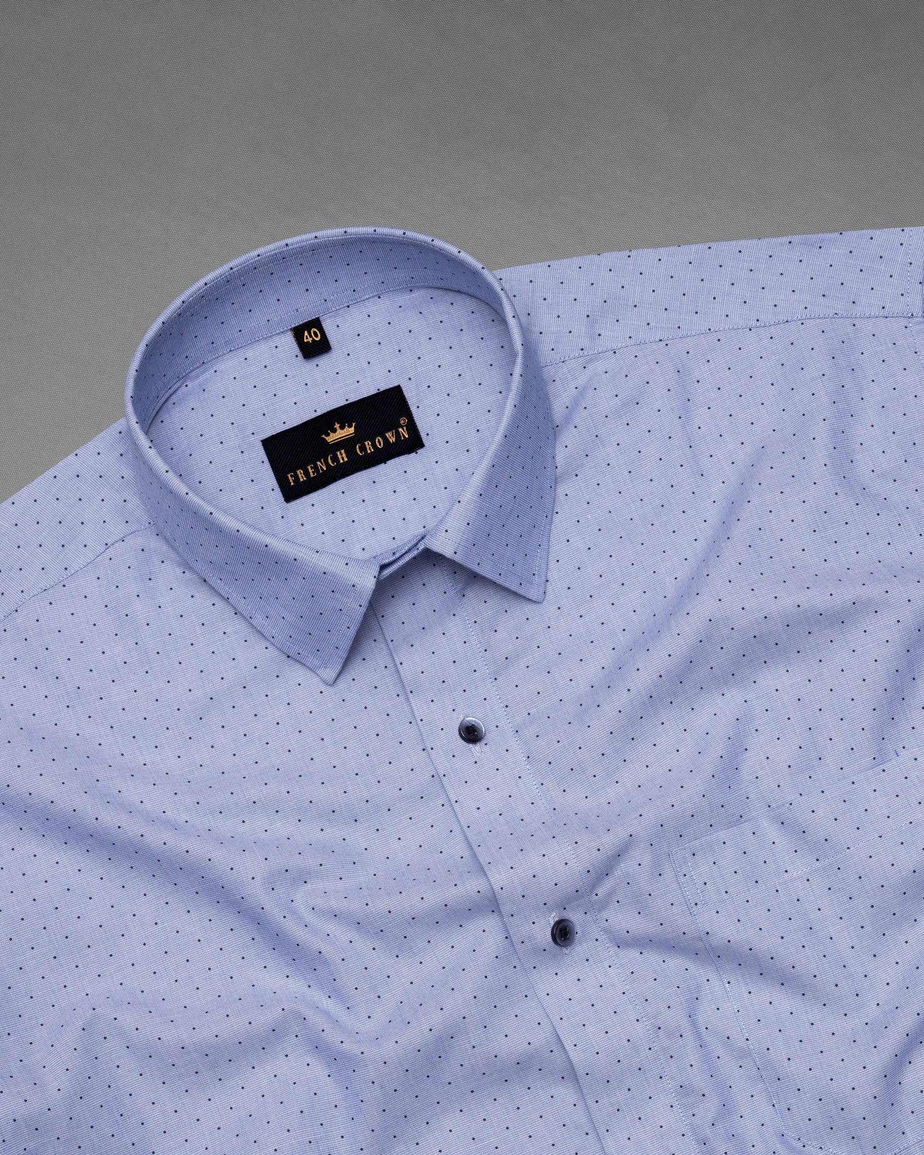 Wistful Blue Dotted Dobby Textured Premium Giza Cotton Shirt 5406-BLE-38, 5406-BLE-H-38, 5406-BLE-39, 5406-BLE-H-39, 5406-BLE-40, 5406-BLE-H-40, 5406-BLE-42, 5406-BLE-H-42, 5406-BLE-44, 5406-BLE-H-44, 5406-BLE-46, 5406-BLE-H-46, 5406-BLE-48, 5406-BLE-H-48, 5406-BLE-50, 5406-BLE-H-50, 5406-BLE-52, 5406-BLE-H-52