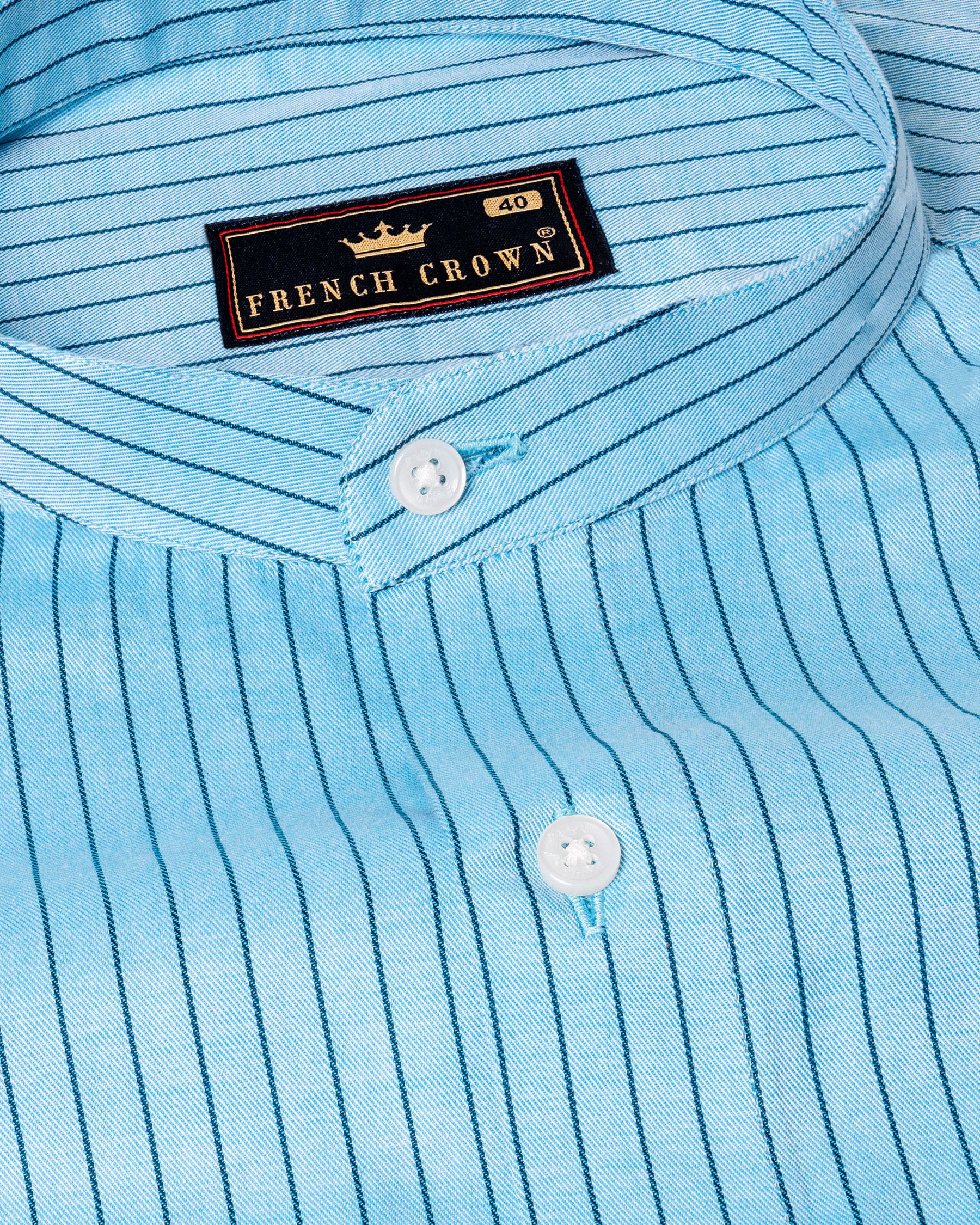 Cornflower Blue with Venice Blue Twill Striped Premium Cotton Shirt 5407-M-38, 5407-M-H-38, 5407-M-39, 5407-M-H-39, 5407-M-40, 5407-M-H-40, 5407-M-42, 5407-M-H-42, 5407-M-44, 5407-M-H-44, 5407-M-46, 5407-M-H-46, 5407-M-48, 5407-M-H-48, 5407-M-50, 5407-M-H-50, 5407-M-52, 5407-M-H-52