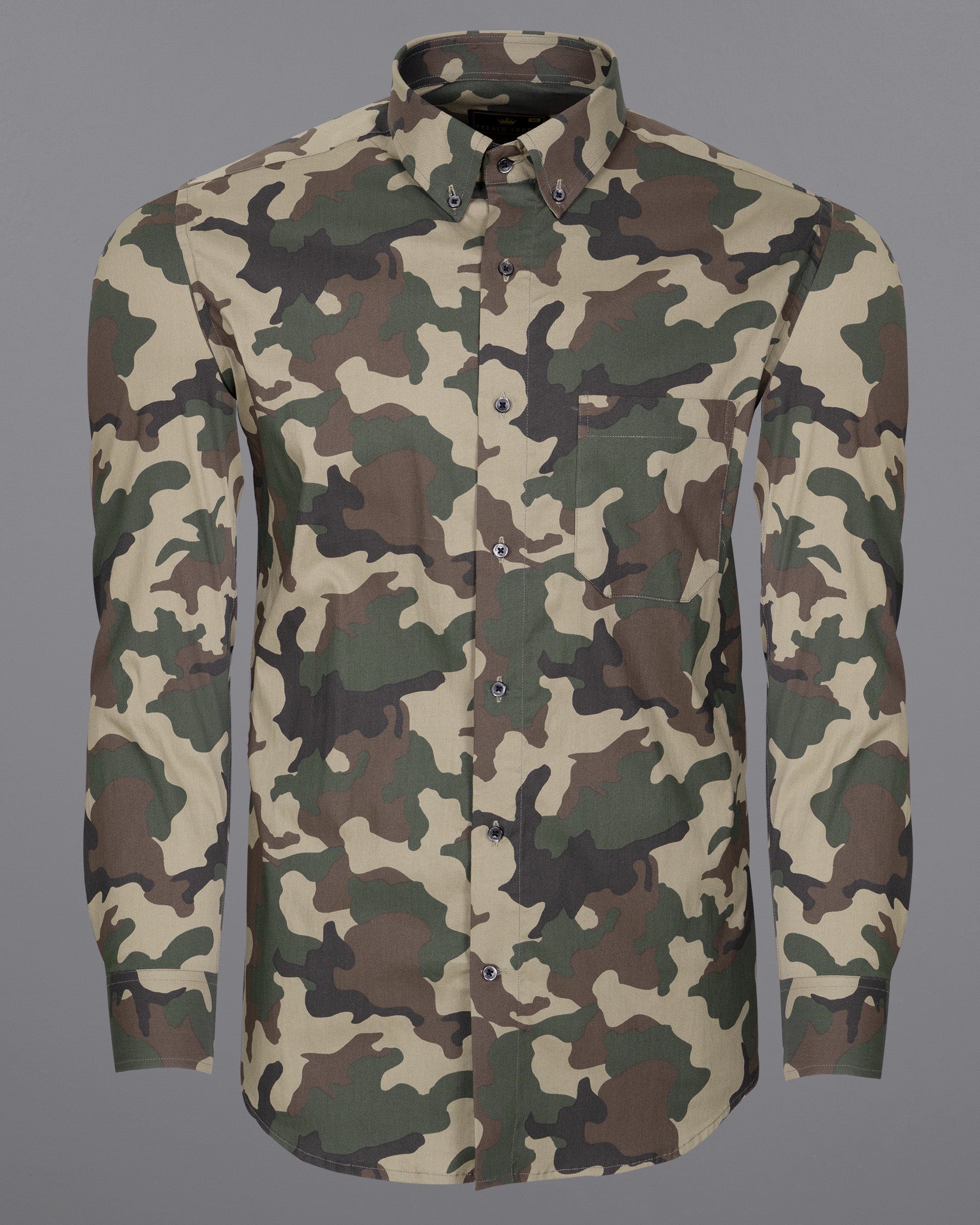 Parchment Camouflage Military Print Royal Oxford Shirt 5444-BD-BLK-38, 5444-BD-BLK-H-38, 5444-BD-BLK-39, 5444-BD-BLK-H-39, 5444-BD-BLK-40, 5444-BD-BLK-H-40, 5444-BD-BLK-42, 5444-BD-BLK-H-42, 5444-BD-BLK-44, 5444-BD-BLK-H-44, 5444-BD-BLK-46, 5444-BD-BLK-H-46, 5444-BD-BLK-48, 5444-BD-BLK-H-48, 5444-BD-BLK-50, 5444-BD-BLK-H-50, 5444-BD-BLK-52, 5444-BD-BLK-H-52