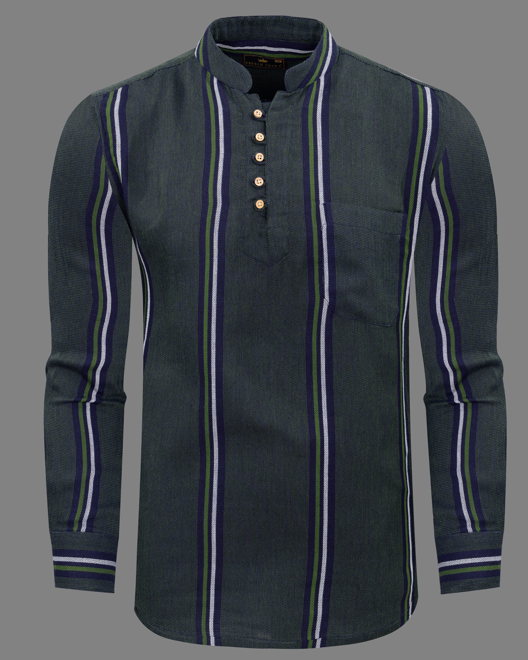 Racing Green Striped Dobby Textured Premium Giza Cotton Shirt 5478-KS-38, 5478-KS-H-38, 5478-KS-39, 5478-KS-H-39, 5478-KS-40, 5478-KS-H-40, 5478-KS-42, 5478-KS-H-42, 5478-KS-44, 5478-KS-H-44, 5478-KS-46, 5478-KS-H-46, 5478-KS-48, 5478-KS-H-48, 5478-KS-50, 5478-KS-H-50, 5478-KS-52, 5478-KS-H-52