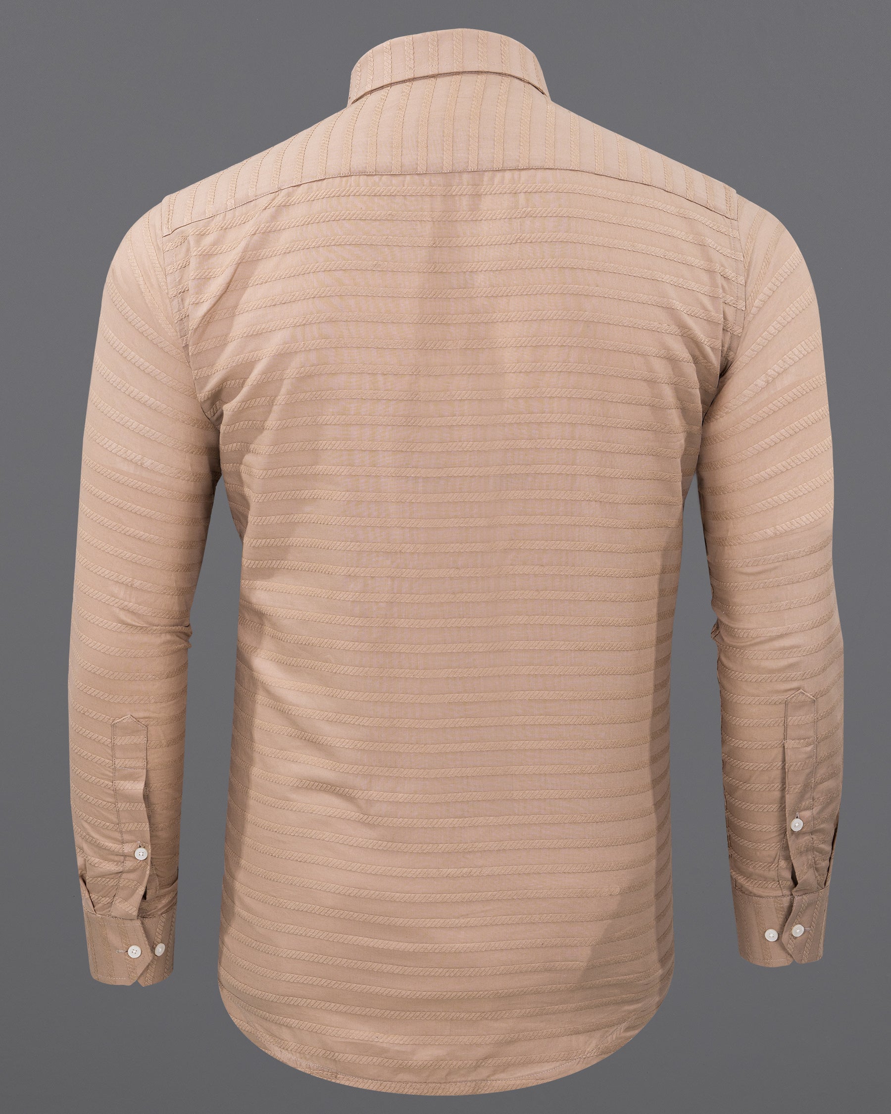 Quicksand Brown Rope Striped Dobby Textured Premium Giza Cotton Shirt 5493-BD-38, 5493-BD-H-38, 5493-BD-39, 5493-BD-H-39, 5493-BD-40, 5493-BD-H-40, 5493-BD-42, 5493-BD-H-42, 5493-BD-44, 5493-BD-H-44, 5493-BD-46, 5493-BD-H-46, 5493-BD-48, 5493-BD-H-48, 5493-BD-50, 5493-BD-H-50, 5493-BD-52, 5493-BD-H-52