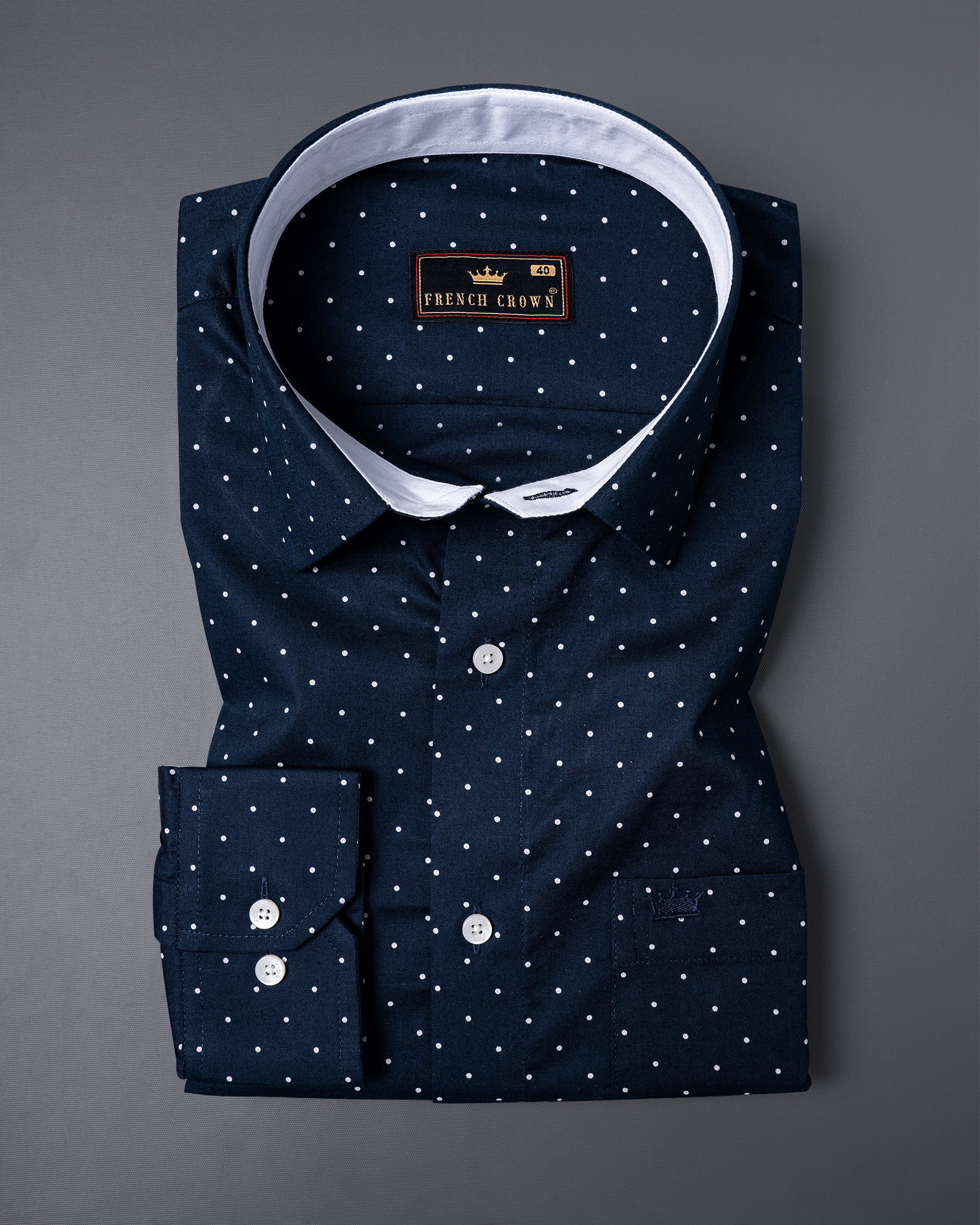 Midnight Black with white Dotted Royal Oxford Kurta Shirt 5495-CP-38, 5495-CP-H-38, 5495-CP-39, 5495-CP-H-39, 5495-CP-40, 5495-CP-H-40, 5495-CP-42, 5495-CP-H-42, 5495-CP-44, 5495-CP-H-44, 5495-CP-46, 5495-CP-H-46, 5495-CP-48, 5495-CP-H-48, 5495-CP-50, 5495-CP-H-50, 5495-CP-52, 5495-CP-H-52