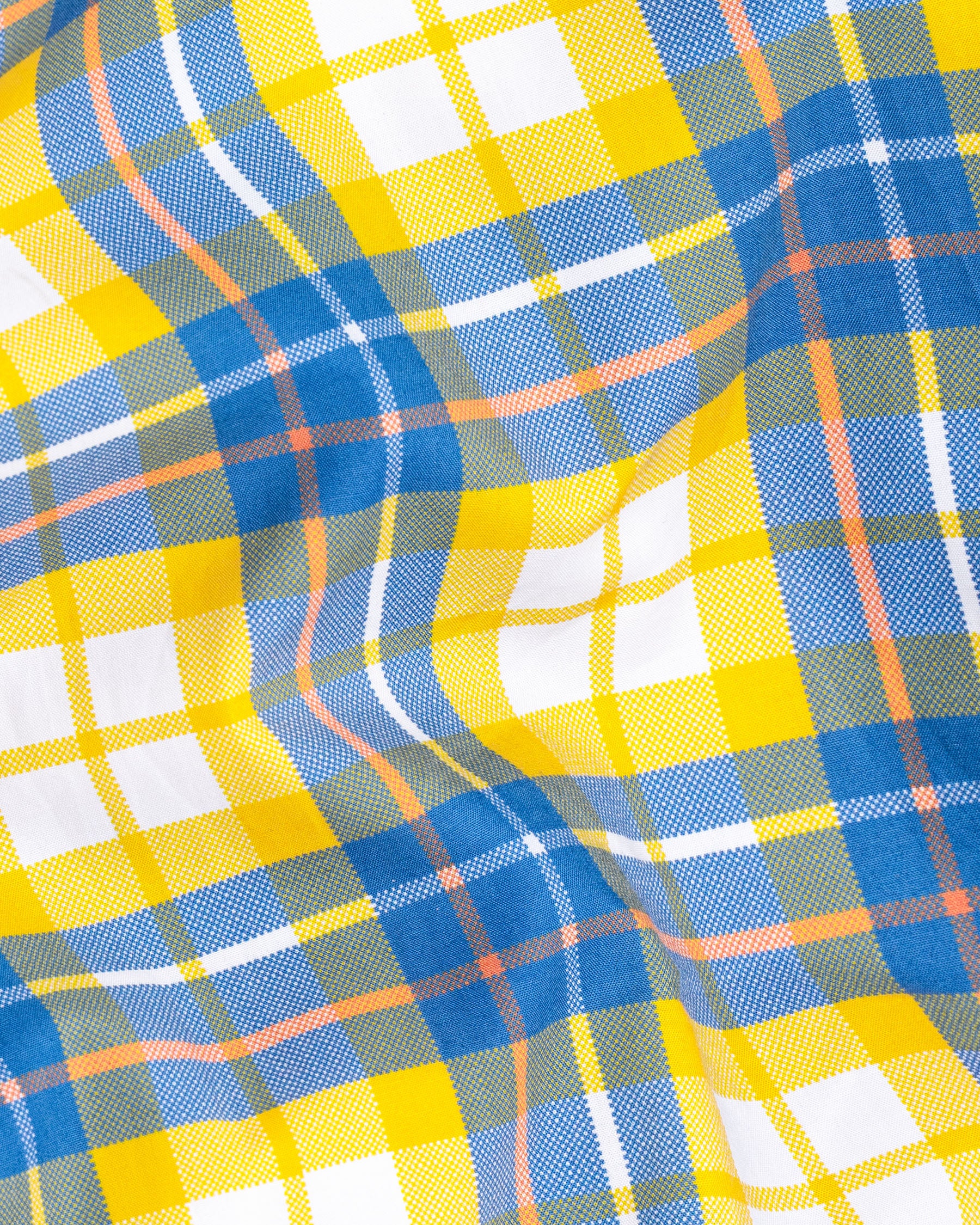 Mackerel Blue with Lemon Plaid Premium Cotton Shirt 5497-BLE-38, 5497-BLE-H-38, 5497-BLE-39, 5497-BLE-H-39, 5497-BLE-40, 5497-BLE-H-40, 5497-BLE-42, 5497-BLE-H-42, 5497-BLE-44, 5497-BLE-H-44, 5497-BLE-46, 5497-BLE-H-46, 5497-BLE-48, 5497-BLE-H-48, 5497-BLE-50, 5497-BLE-H-50, 5497-BLE-52, 5497-BLE-H-52