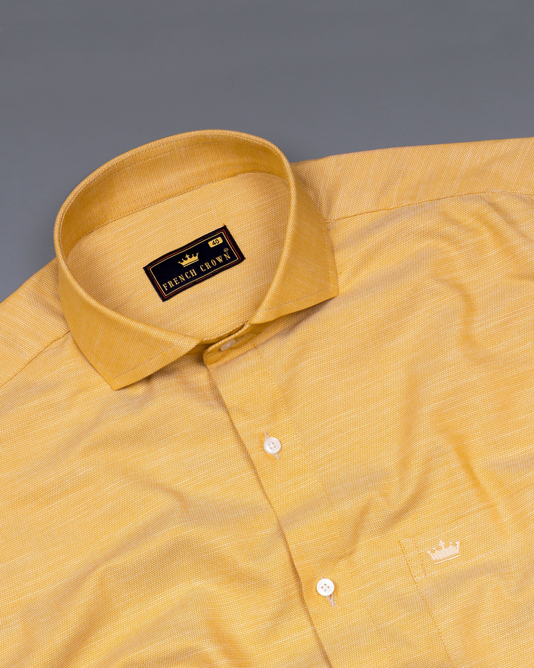 Casablanca Yellow Dobby Textured Premium Giza Cotton Shirt 5518-CA-38, 5518-CA-H-38, 5518-CA-39, 5518-CA-H-39, 5518-CA-40, 5518-CA-H-40, 5518-CA-42, 5518-CA-H-42, 5518-CA-44, 5518-CA-H-44, 5518-CA-46, 5518-CA-H-46, 5518-CA-48, 5518-CA-H-48, 5518-CA-50, 5518-CA-H-50, 5518-CA-52, 5518-CA-H-52