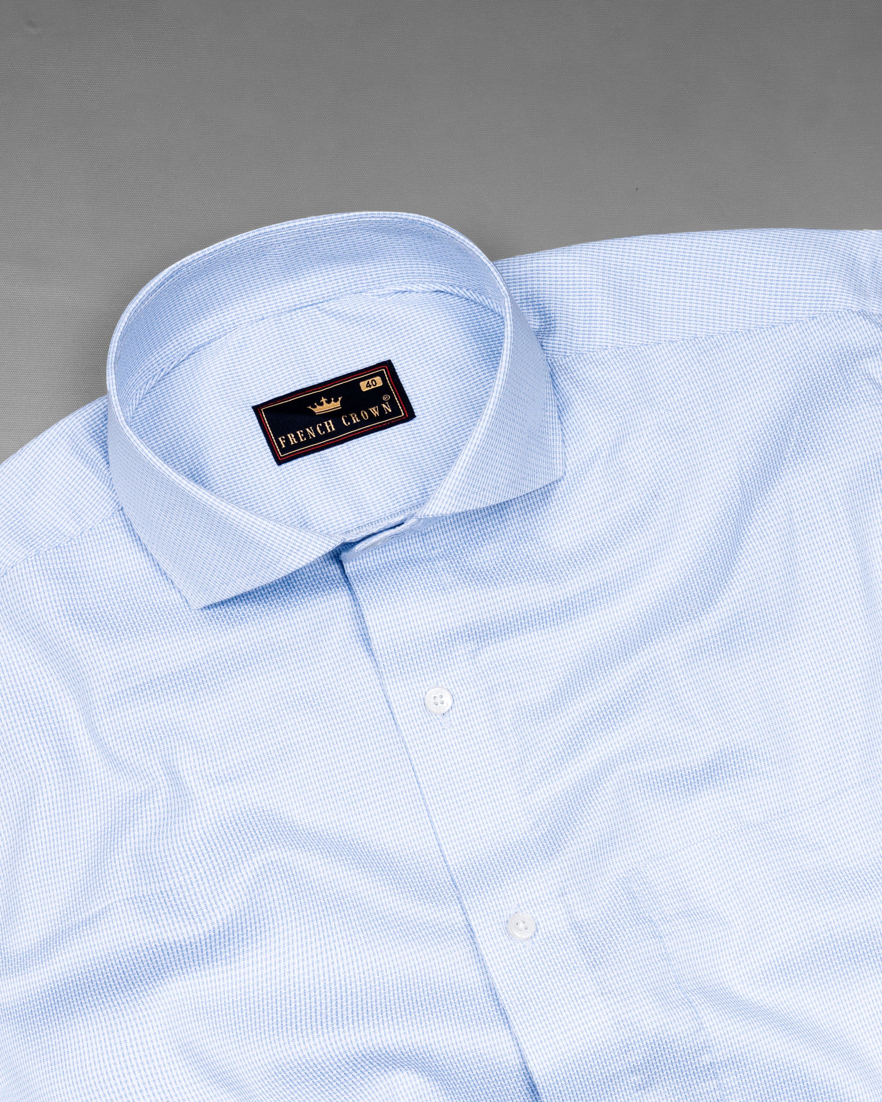 Quartz Blue Dobby Textured Premium Giza Cotton Shirt 5531-CA-38, 5531-CA-H-38, 5531-CA-39, 5531-CA-H-39, 5531-CA-40, 5531-CA-H-40, 5531-CA-42, 5531-CA-H-42, 5531-CA-44, 5531-CA-H-44, 5531-CA-46, 5531-CA-H-46, 5531-CA-48, 5531-CA-H-48, 5531-CA-50, 5531-CA-H-50, 5531-CA-52, 5531-CA-H-52