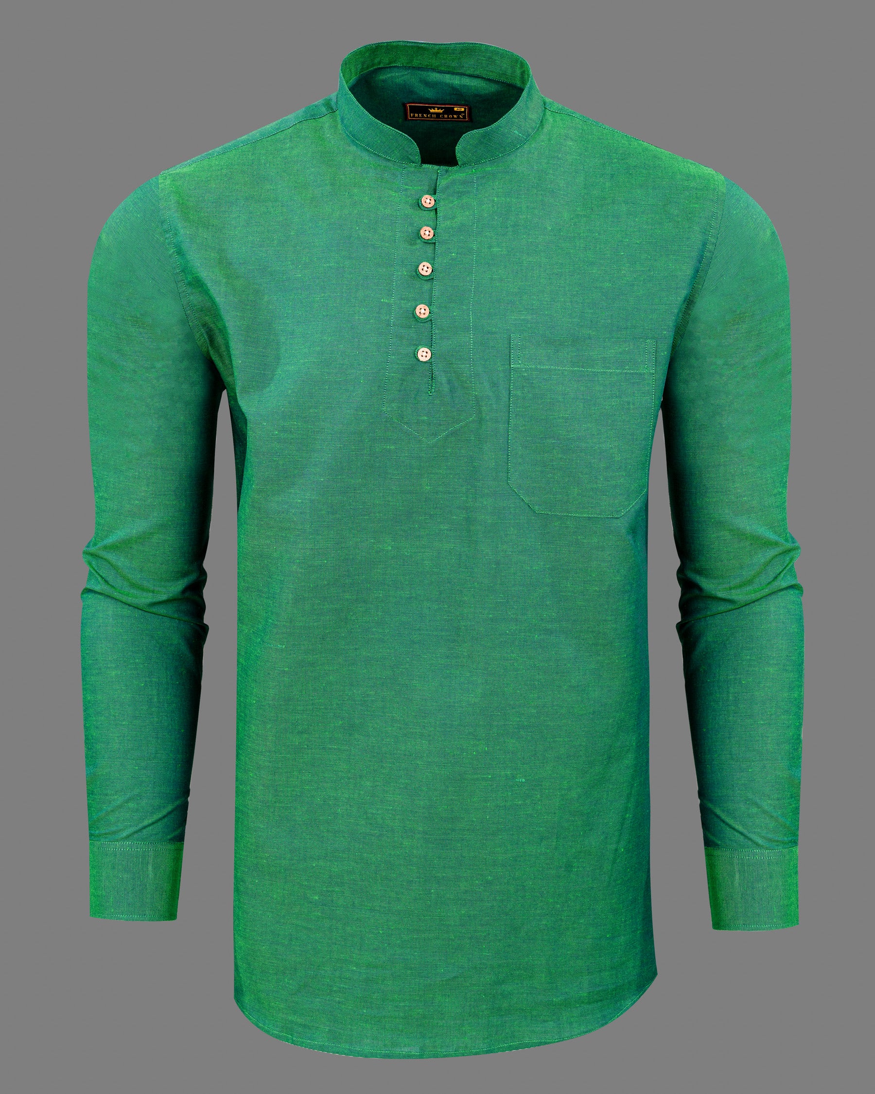 Emerald Green Luxurious Linen Kurta Shirt 5553-KS-38, 5553-KS-H-38, 5553-KS-39, 5553-KS-H-39, 5553-KS-40, 5553-KS-H-40, 5553-KS-42, 5553-KS-H-42, 5553-KS-44, 5553-KS-H-44, 5553-KS-46, 5553-KS-H-46, 5553-KS-48, 5553-KS-H-48, 5553-KS-50, 5553-KS-H-50, 5553-KS-52, 5553-KS-H-52