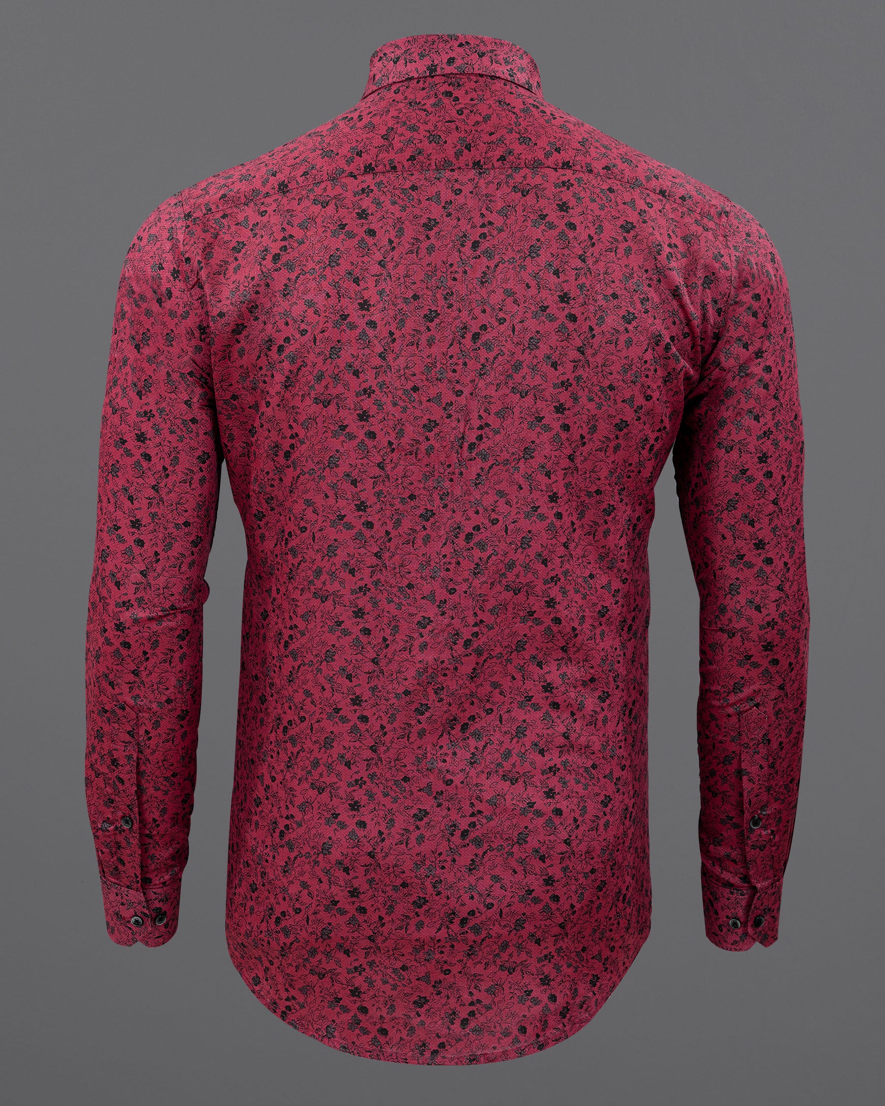 Shiraz Red Floral Printed Dobby Textured Premium Giza Cotton Shirt 5562-BLK-38, 5562-BLK-H-38, 5562-BLK-39, 5562-BLK-H-39, 5562-BLK-40, 5562-BLK-H-40, 5562-BLK-42, 5562-BLK-H-42, 5562-BLK-44, 5562-BLK-H-44, 5562-BLK-46, 5562-BLK-H-46, 5562-BLK-48, 5562-BLK-H-48, 5562-BLK-50, 5562-BLK-H-50, 5562-BLK-52, 5562-BLK-H-52