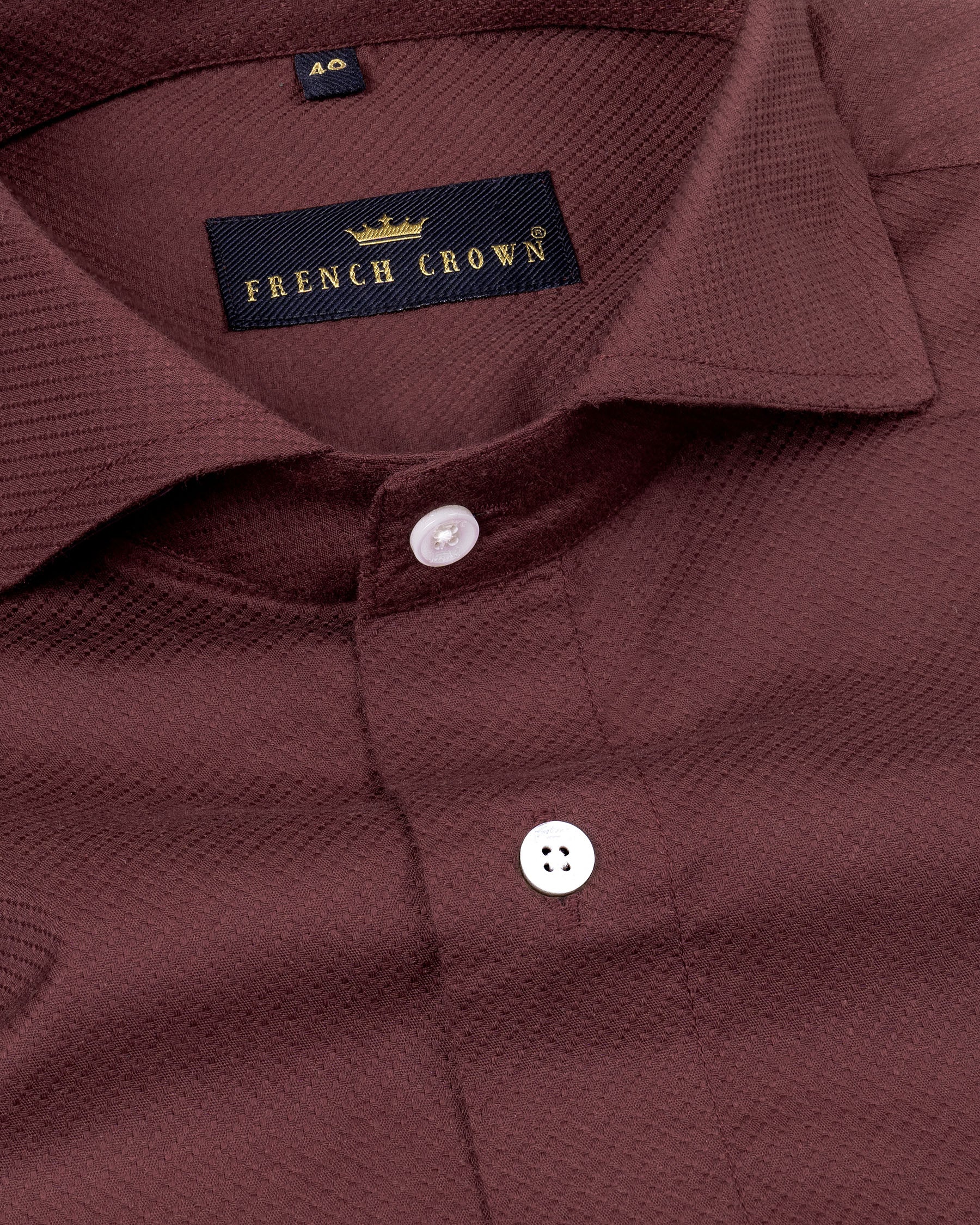 Buccaneer Burgundy Dobby Textured Premium Giza Cotton Shirt 5583-CA-38, 5583-CA-H-38, 5583-CA-39, 5583-CA-H-39, 5583-CA-40, 5583-CA-H-40, 5583-CA-42, 5583-CA-H-42, 5583-CA-44, 5583-CA-H-44, 5583-CA-46, 5583-CA-H-46, 5583-CA-48, 5583-CA-H-48, 5583-CA-50, 5583-CA-H-50, 5583-CA-52, 5583-CA-H-52