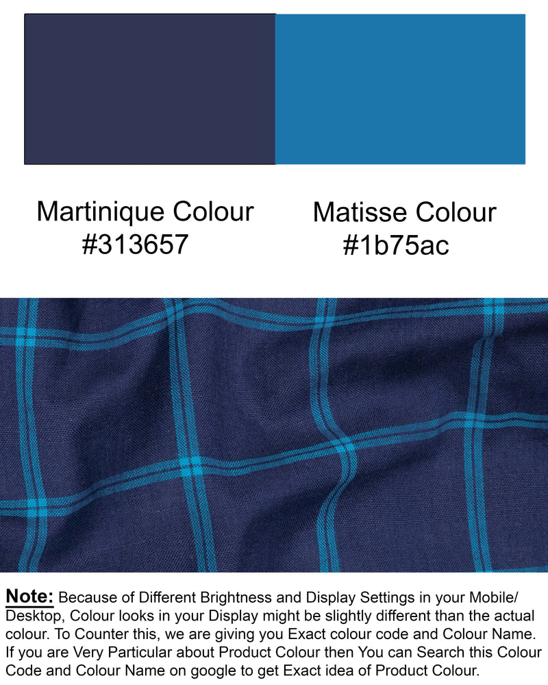 Martinique Blue Windowpane Luxurious Linen Shirt 5588-BLE-38, 5588-BLE-H-38, 5588-BLE-39, 5588-BLE-H-39, 5588-BLE-40, 5588-BLE-H-40, 5588-BLE-42, 5588-BLE-H-42, 5588-BLE-44, 5588-BLE-H-44, 5588-BLE-46, 5588-BLE-H-46, 5588-BLE-48, 5588-BLE-H-48, 5588-BLE-50, 5588-BLE-H-50, 5588-BLE-52, 5588-BLE-H-52