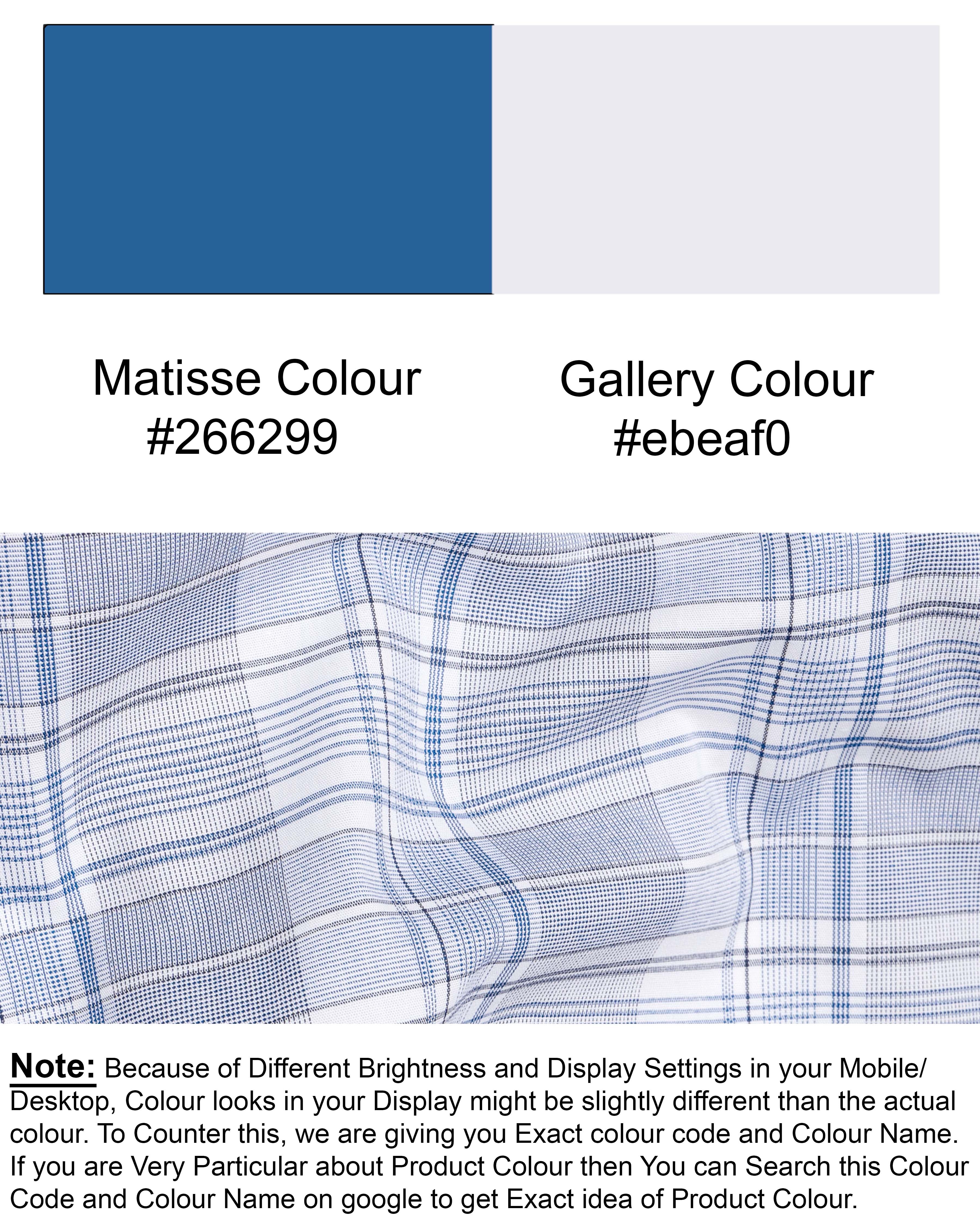Matisse Blue Plaid Premium Cotton Shirt 5590-CA-38, 5590-CA-H-38, 5590-CA-39, 5590-CA-H-39, 5590-CA-40, 5590-CA-H-40, 5590-CA-42, 5590-CA-H-42, 5590-CA-44, 5590-CA-H-44, 5590-CA-46, 5590-CA-H-46, 5590-CA-48, 5590-CA-H-48, 5590-CA-50, 5590-CA-H-50, 5590-CA-52, 5590-CA-H-52