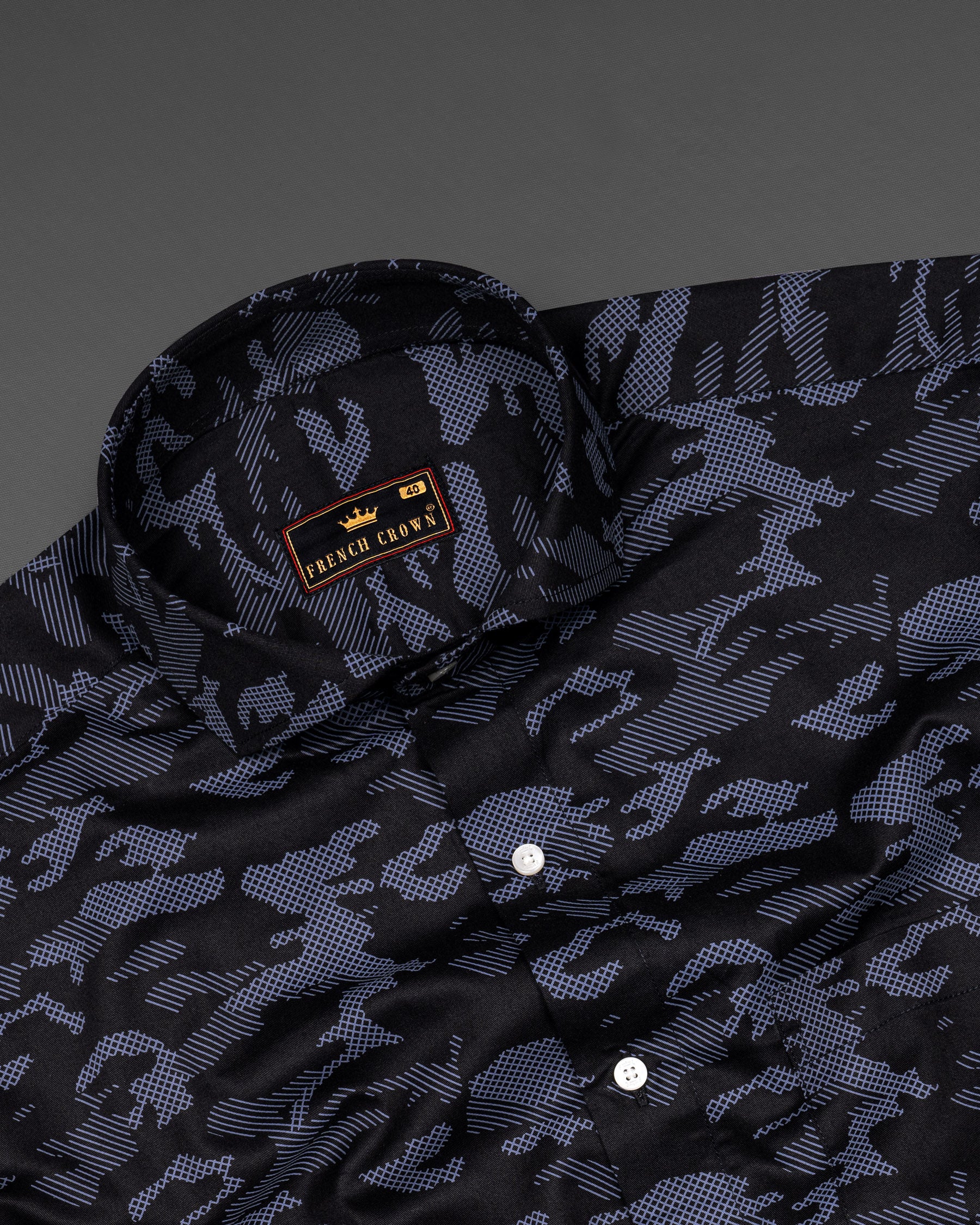 Black Russian Camo Printed Premium Cotton Shirt 5594-CA-38, 5594-CA-H-38, 5594-CA-39, 5594-CA-H-39, 5594-CA-40, 5594-CA-H-40, 5594-CA-42, 5594-CA-H-42, 5594-CA-44, 5594-CA-H-44, 5594-CA-46, 5594-CA-H-46, 5594-CA-48, 5594-CA-H-48, 5594-CA-50, 5594-CA-H-50, 5594-CA-52, 5594-CA-H-52