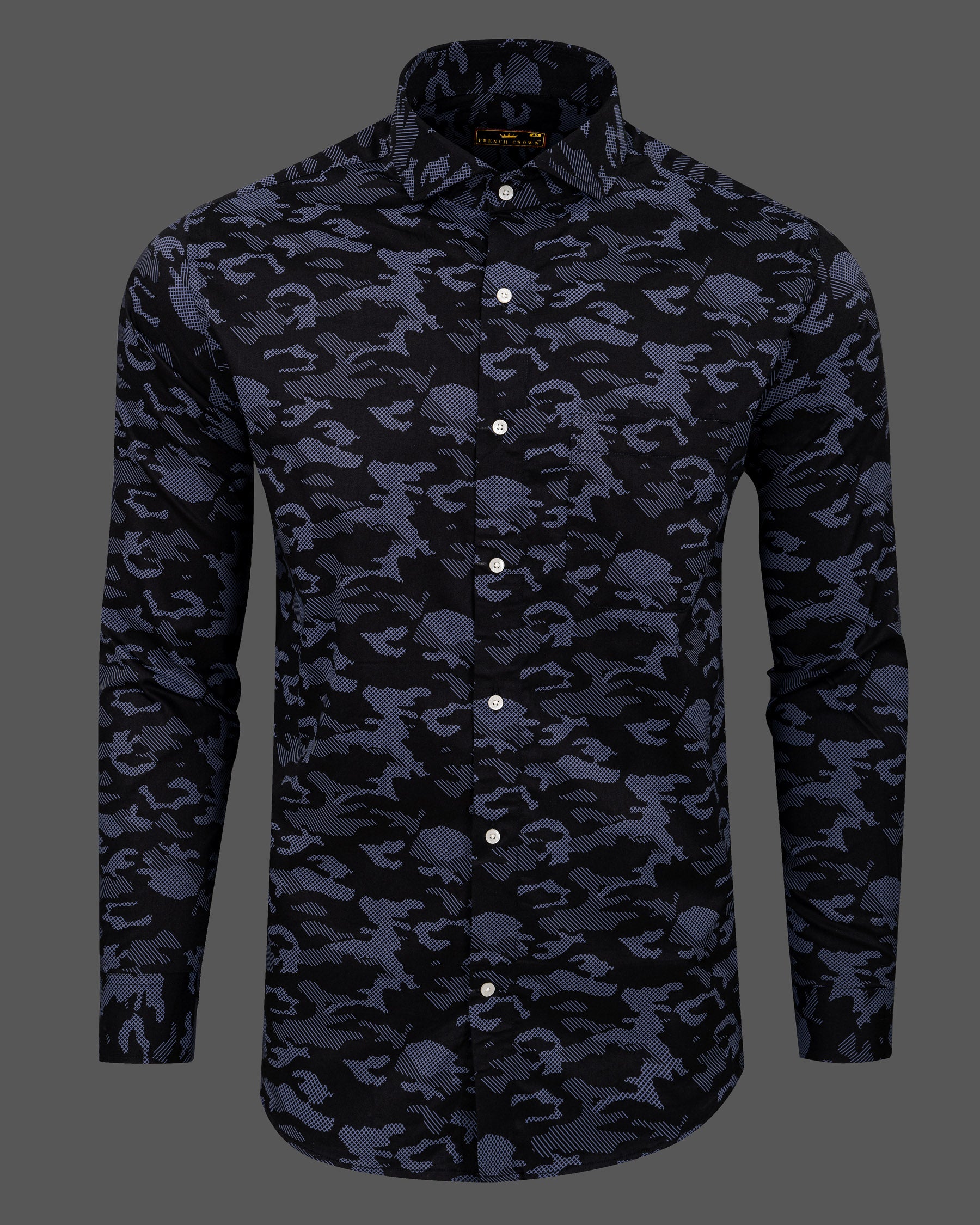 Black Russian Camo Printed Premium Cotton Shirt 5594-CA-38, 5594-CA-H-38, 5594-CA-39, 5594-CA-H-39, 5594-CA-40, 5594-CA-H-40, 5594-CA-42, 5594-CA-H-42, 5594-CA-44, 5594-CA-H-44, 5594-CA-46, 5594-CA-H-46, 5594-CA-48, 5594-CA-H-48, 5594-CA-50, 5594-CA-H-50, 5594-CA-52, 5594-CA-H-52