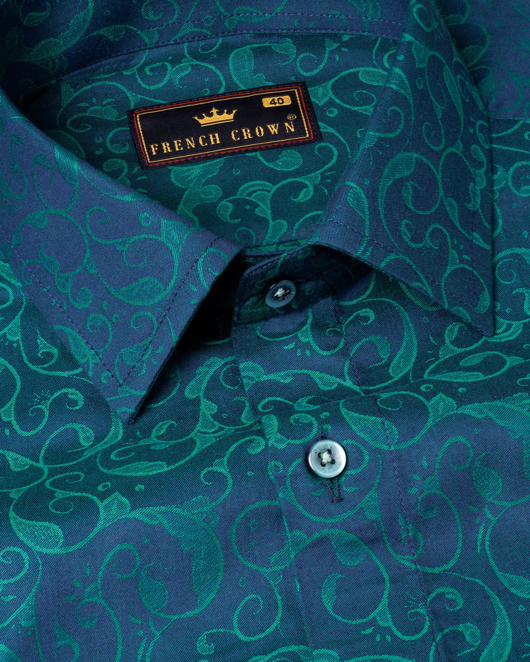 Bay of Many Blue Jacquard Textured Premium Giza Cotton Shirt 5613-BLE-38, 5613-BLE-H-38, 5613-BLE-39, 5613-BLE-H-39, 5613-BLE-40, 5613-BLE-H-40, 5613-BLE-42, 5613-BLE-H-42, 5613-BLE-44, 5613-BLE-H-44, 5613-BLE-46, 5613-BLE-H-46, 5613-BLE-48, 5613-BLE-H-48, 5613-BLE-50, 5613-BLE-H-50, 5613-BLE-52, 5613-BLE-H-52