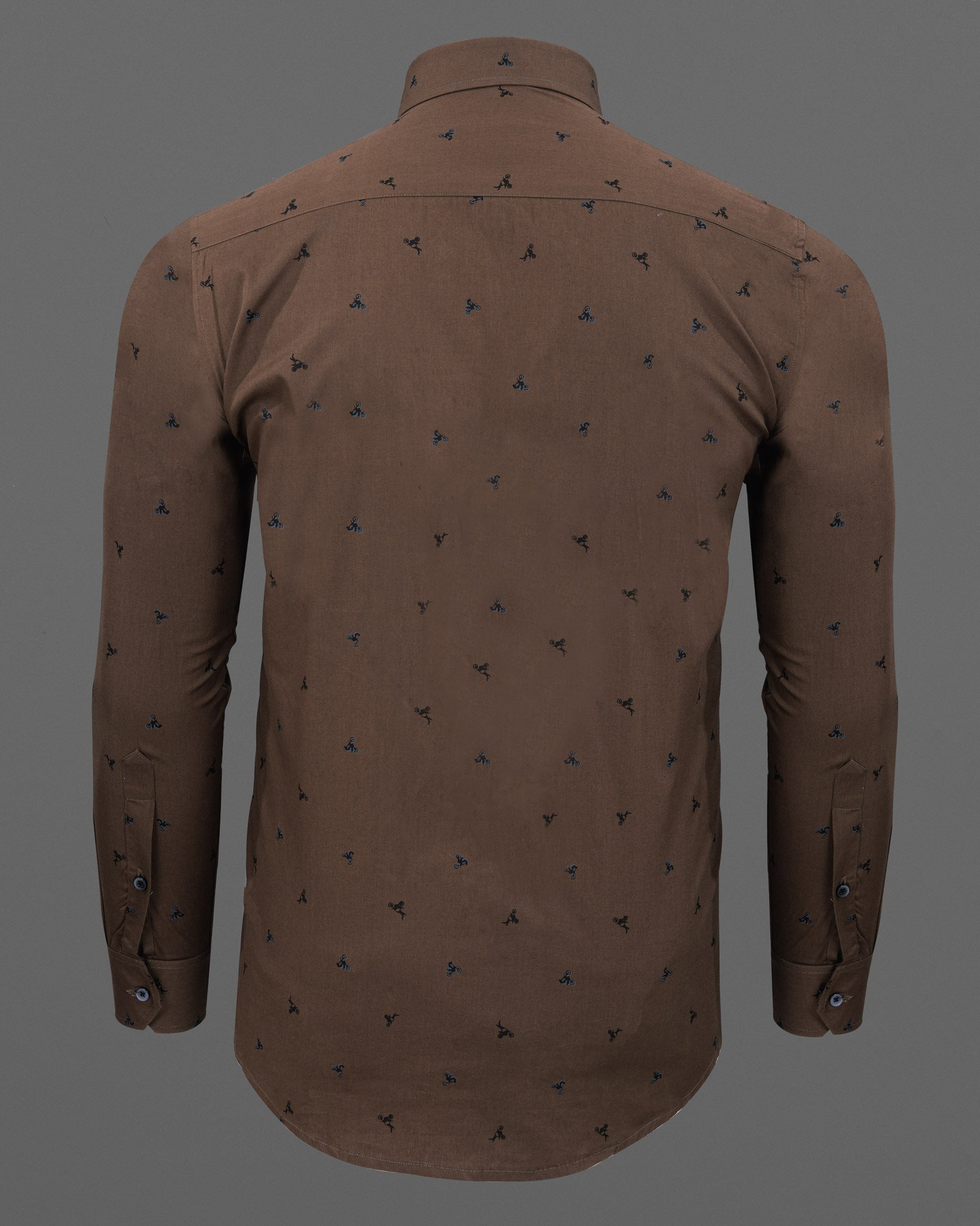 Coffee Brown Biker Printed Premium Cotton Shirt 5621-BLE-38, 5621-BLE-H-38, 5621-BLE-39, 5621-BLE-H-39, 5621-BLE-40, 5621-BLE-H-40, 5621-BLE-42, 5621-BLE-H-42, 5621-BLE-44, 5621-BLE-H-44, 5621-BLE-46, 5621-BLE-H-46, 5621-BLE-48, 5621-BLE-H-48, 5621-BLE-50, 5621-BLE-H-50, 5621-BLE-52, 5621-BLE-H-52