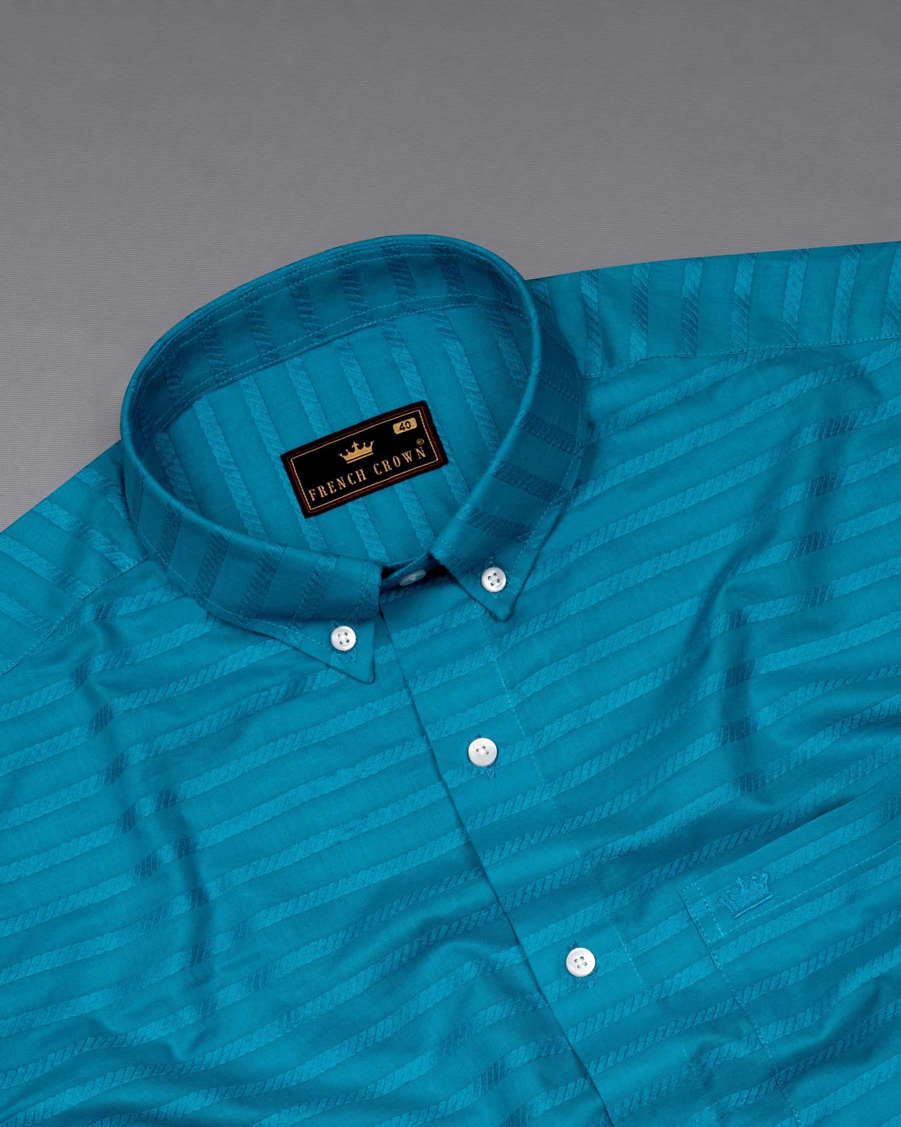 Pacific Blue Striped Dobby Textured Premium Giza Cotton Shirt 5622-BD-38, 5622-BD-H-38, 5622-BD-39, 5622-BD-H-39, 5622-BD-40, 5622-BD-H-40, 5622-BD-42, 5622-BD-H-42, 5622-BD-44, 5622-BD-H-44, 5622-BD-46, 5622-BD-H-46, 5622-BD-48, 5622-BD-H-48, 5622-BD-50, 5622-BD-H-50, 5622-BD-52, 5622-BD-H-52