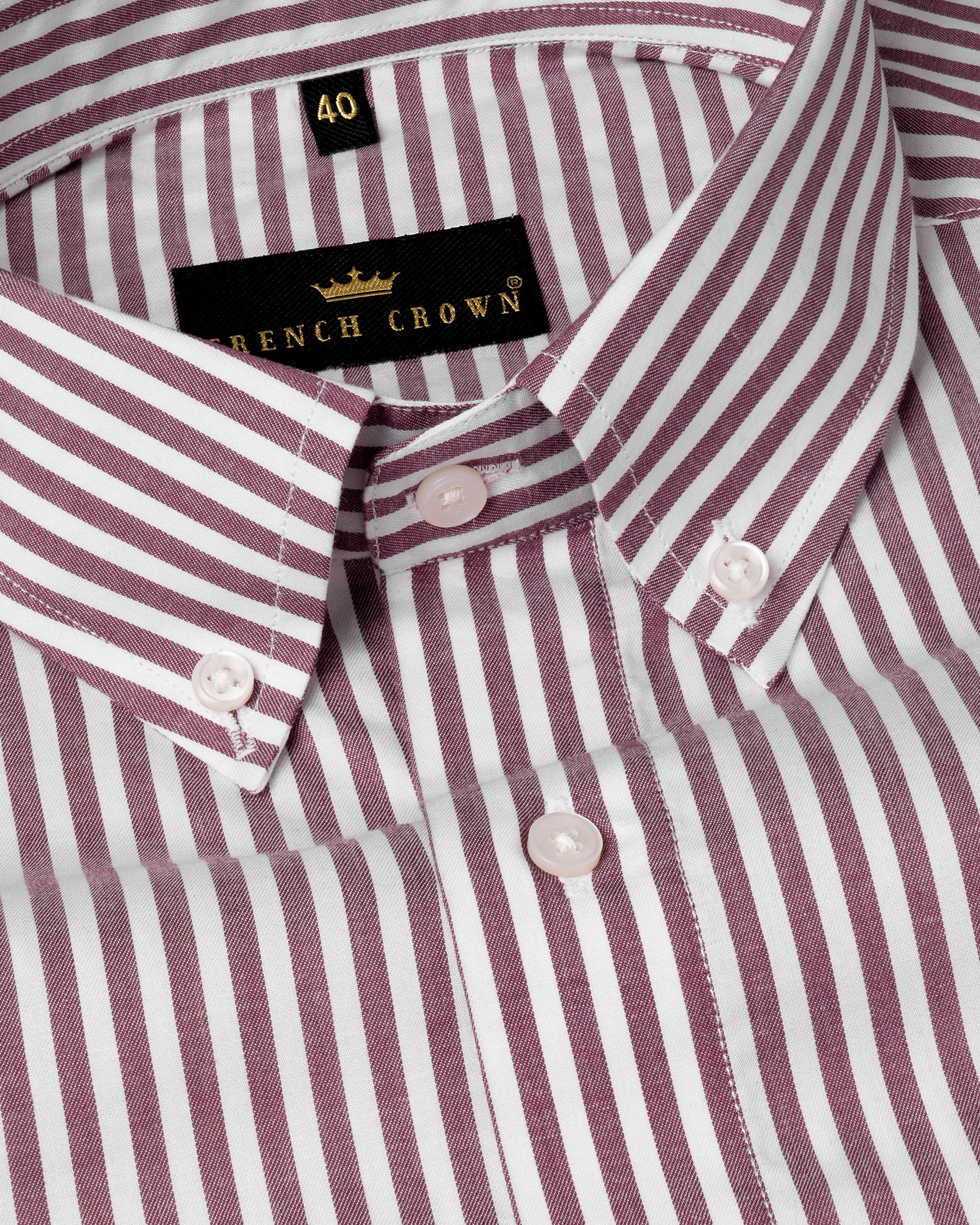 Alabaster White with Eggplant Striped Premium Cotton Shirt 5658-BD-38, 5658-BD-H-38, 5658-BD-39, 5658-BD-H-39, 5658-BD-40, 5658-BD-H-40, 5658-BD-42, 5658-BD-H-42, 5658-BD-44, 5658-BD-H-44, 5658-BD-46, 5658-BD-H-46, 5658-BD-48, 5658-BD-H-48, 5658-BD-50, 5658-BD-H-50, 5658-BD-52, 5658-BD-H-52