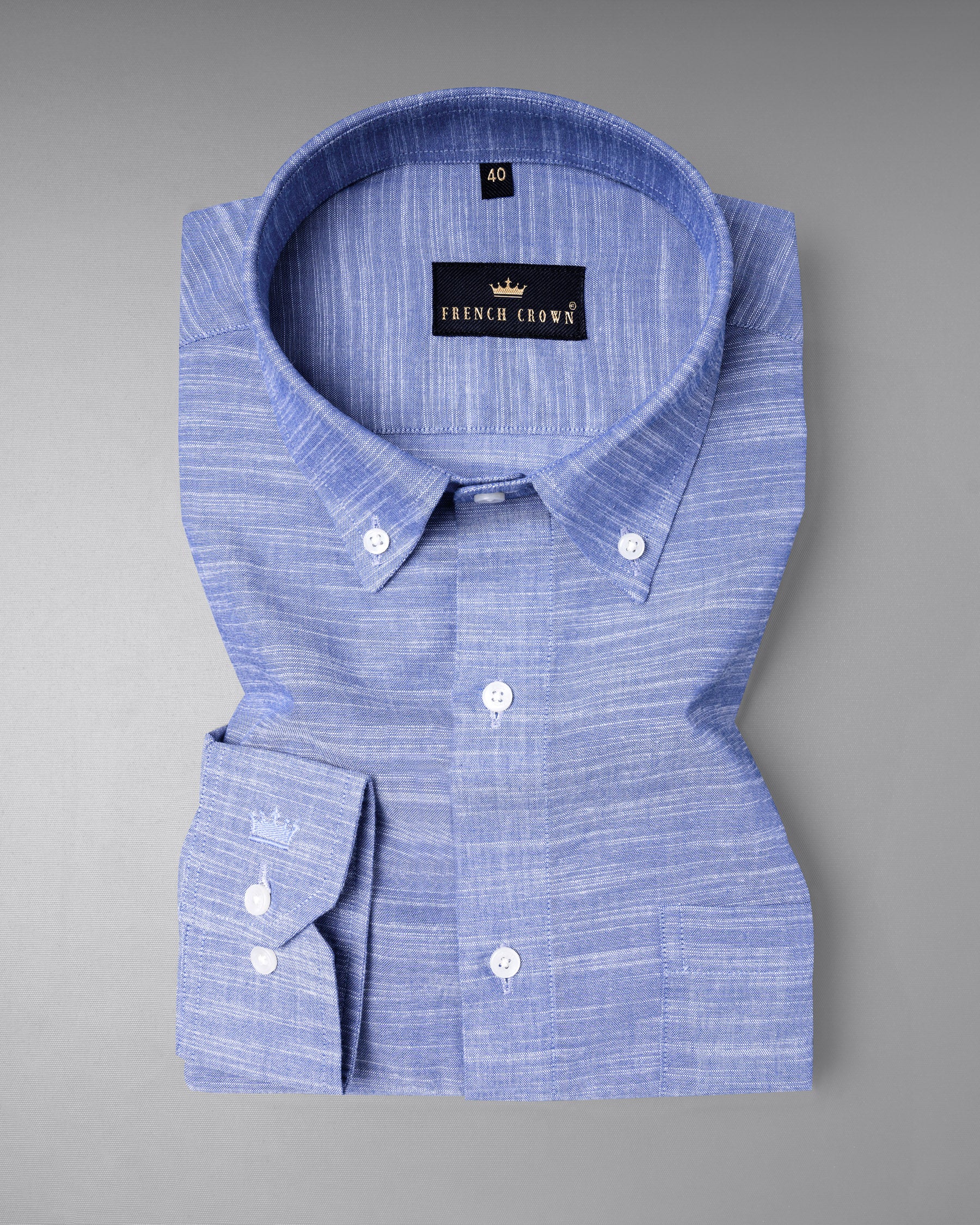 Ship Cove Blue Luxurious Linen Shirt 5660-BD-38, 5660-BD-H-38, 5660-BD-39, 5660-BD-H-39, 5660-BD-40, 5660-BD-H-40, 5660-BD-42, 5660-BD-H-42, 5660-BD-44, 5660-BD-H-44, 5660-BD-46, 5660-BD-H-46, 5660-BD-48, 5660-BD-H-48, 5660-BD-50, 5660-BD-H-50, 5660-BD-52, 5660-BD-H-52