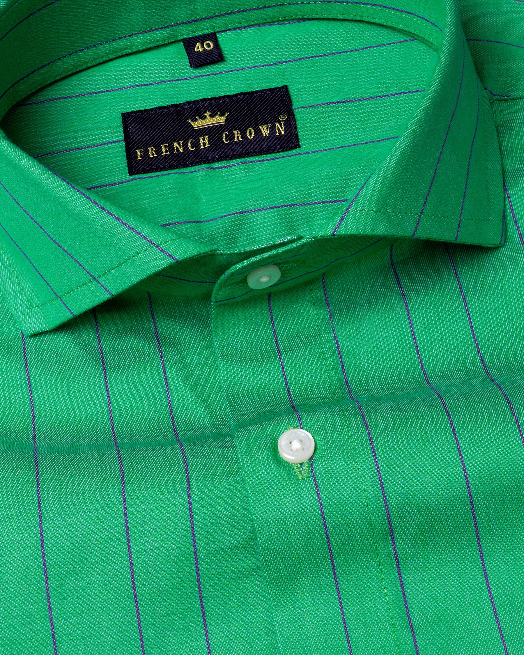 Jade Green with Bossanova Blue Striped Royal Oxford Shirt 5667-CA-38, 5667-CA-H-38, 5667-CA-39, 5667-CA-H-39, 5667-CA-40, 5667-CA-H-40, 5667-CA-42, 5667-CA-H-42, 5667-CA-44, 5667-CA-H-44, 5667-CA-46, 5667-CA-H-46, 5667-CA-48, 5667-CA-H-48, 5667-CA-50, 5667-CA-H-50, 5667-CA-52, 5667-CA-H-52