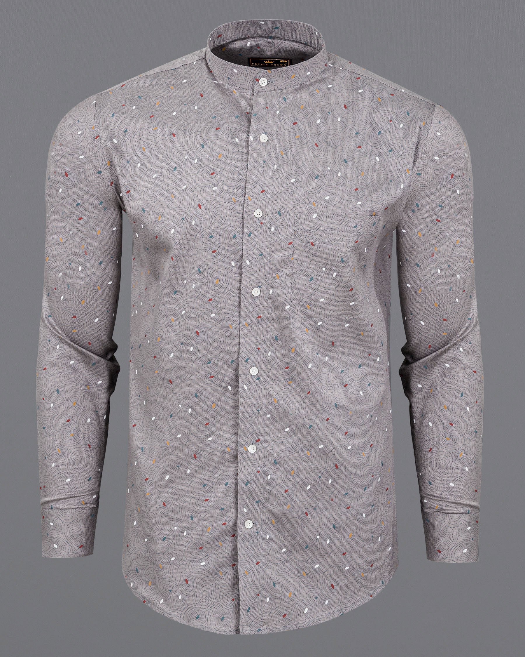 Shady Lady Gray Dobby Textured Premium Giza Cotton Shirt 5682-M-38, 5682-M-H-38, 5682-M-39, 5682-M-H-39, 5682-M-40, 5682-M-H-40, 5682-M-42, 5682-M-H-42, 5682-M-44, 5682-M-H-44, 5682-M-46, 5682-M-H-46, 5682-M-48, 5682-M-H-48, 5682-M-50, 5682-M-H-50, 5682-M-52, 5682-M-H-52