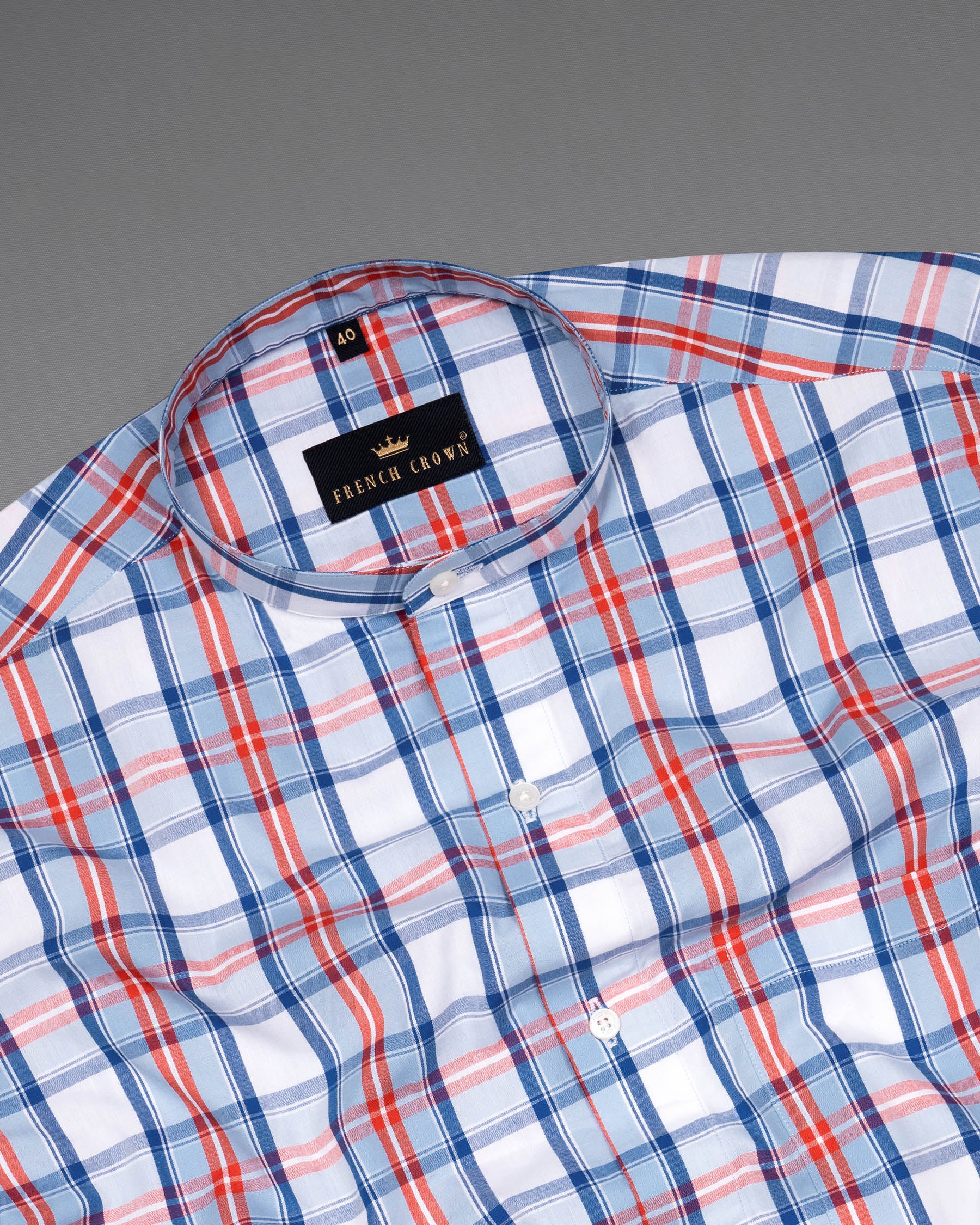 Cerulean with Polo Blue Plaid Premium Cotton Shirt 5690-M-38, 5690-M-H-38, 5690-M-39, 5690-M-H-39, 5690-M-40, 5690-M-H-40, 5690-M-42, 5690-M-H-42, 5690-M-44, 5690-M-H-44, 5690-M-46, 5690-M-H-46, 5690-M-48, 5690-M-H-48, 5690-M-50, 5690-M-H-50, 5690-M-52, 5690-M-H-52