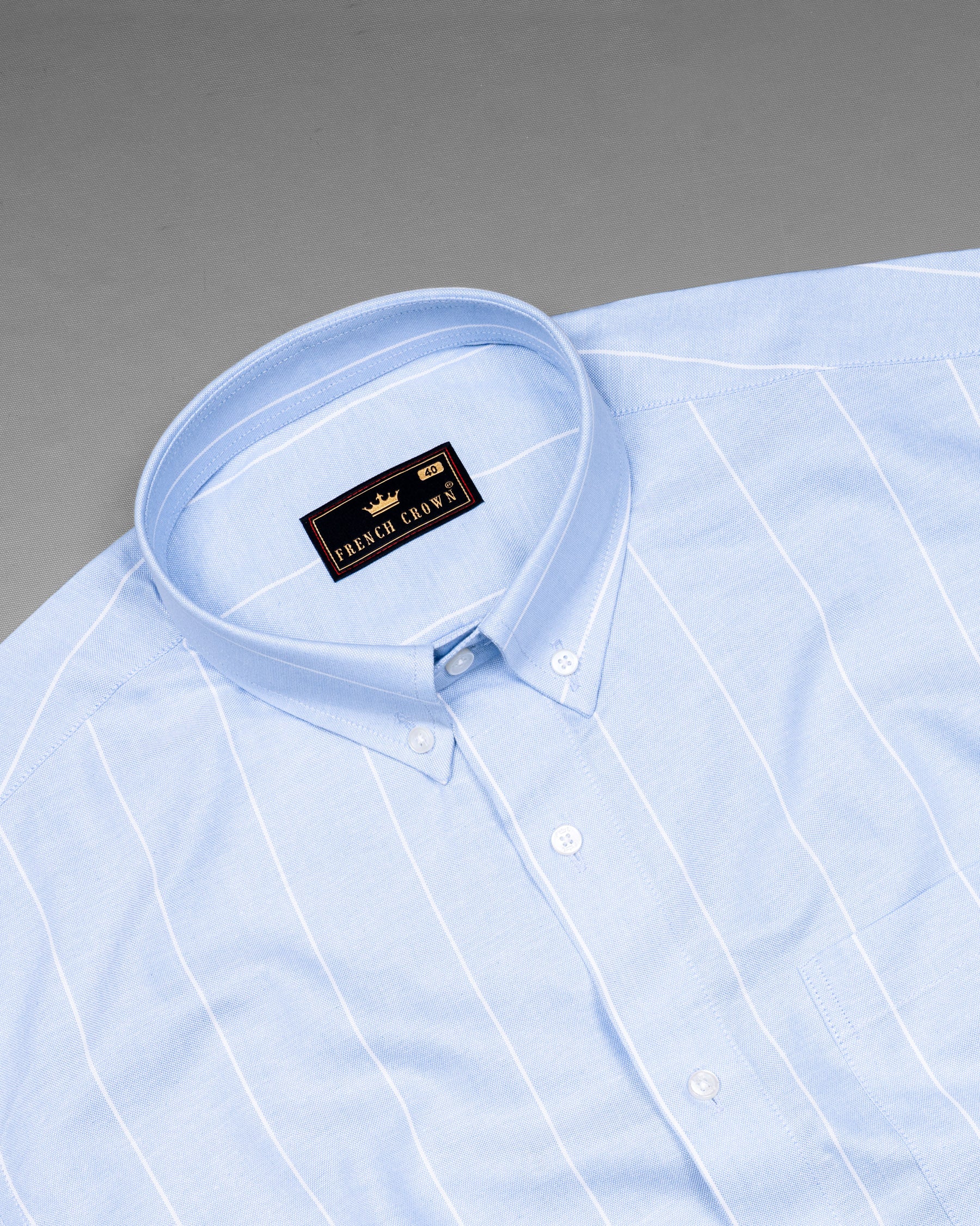 Spindle Blue Striped Royal Oxford Shirt 5730-BD-38, 5730-BD-H-38, 5730-BD-39, 5730-BD-H-39, 5730-BD-40, 5730-BD-H-40, 5730-BD-42, 5730-BD-H-42, 5730-BD-44, 5730-BD-H-44, 5730-BD-46, 5730-BD-H-46, 5730-BD-48, 5730-BD-H-48, 5730-BD-50, 5730-BD-H-50, 5730-BD-52, 5730-BD-H-52