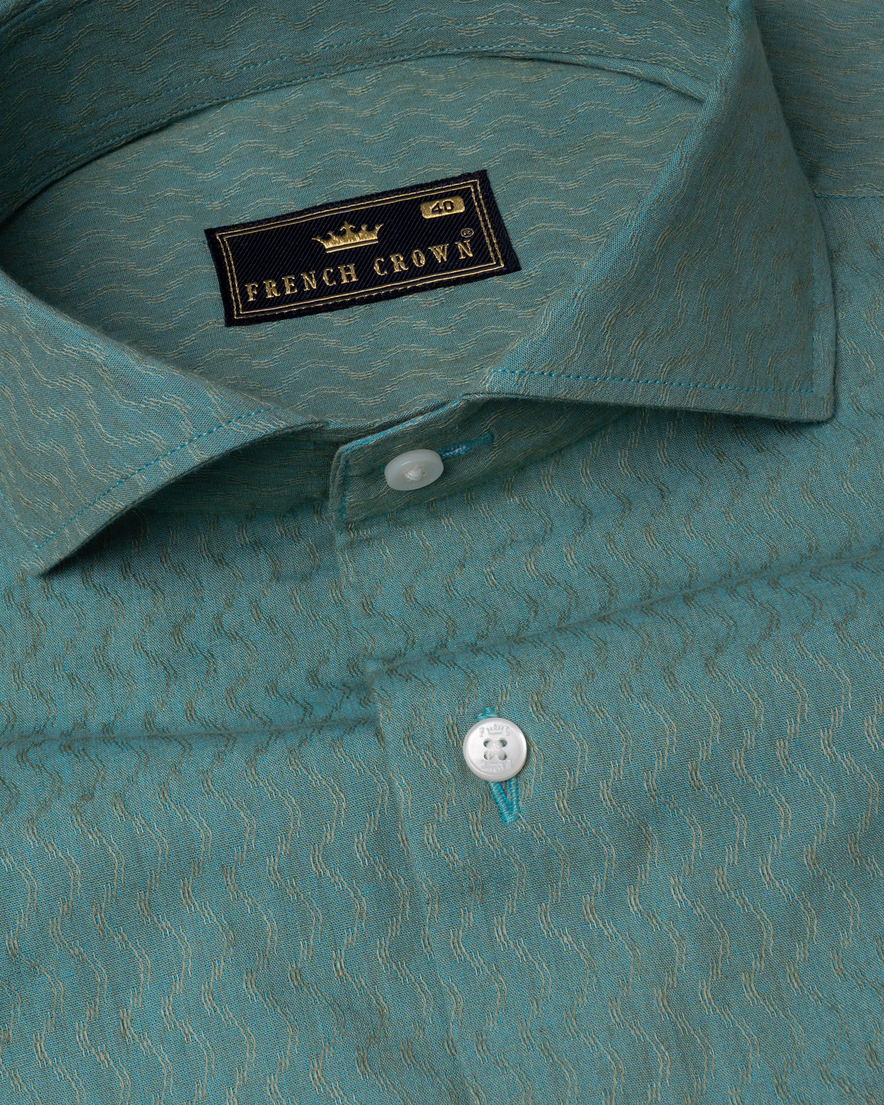 William Green Jacquard Textured Premium Giza Cotton Shirt 5756-CA-38, 5756-CA-H-38, 5756-CA-39, 5756-CA-H-39, 5756-CA-40, 5756-CA-H-40, 5756-CA-42, 5756-CA-H-42, 5756-CA-44, 5756-CA-H-44, 5756-CA-46, 5756-CA-H-46, 5756-CA-48, 5756-CA-H-48, 5756-CA-50, 5756-CA-H-50, 5756-CA-52, 5756-CA-H-52