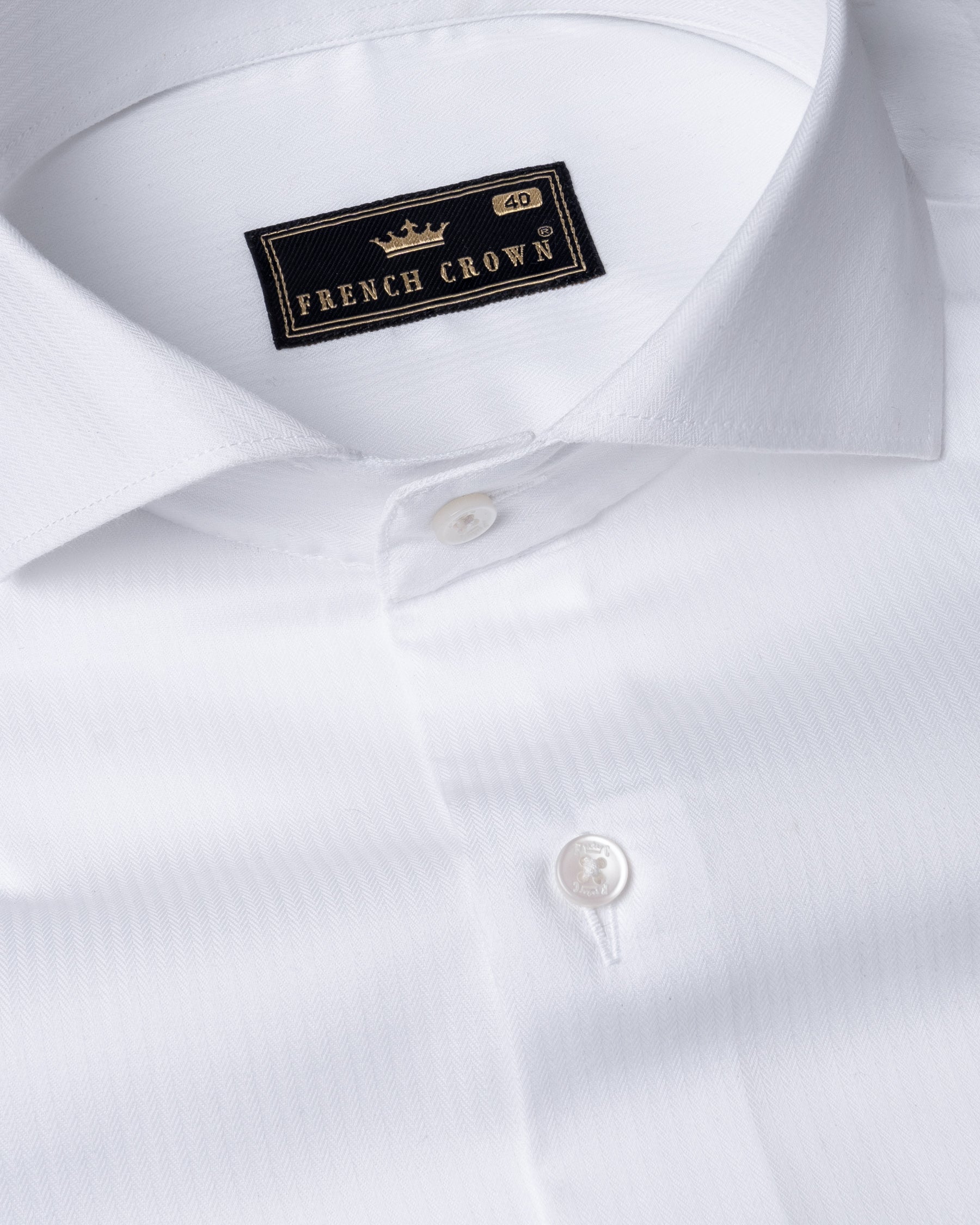 Bright White Subtle Striped Herringbone Premium Cotton Shirt 5775-CA-38, 5775-CA-H-38, 5775-CA-39, 5775-CA-H-39, 5775-CA-40, 5775-CA-H-40, 5775-CA-42, 5775-CA-H-42, 5775-CA-44, 5775-CA-H-44, 5775-CA-46, 5775-CA-H-46, 5775-CA-48, 5775-CA-H-48, 5775-CA-50, 5775-CA-H-50, 5775-CA-52, 5775-CA-H-52