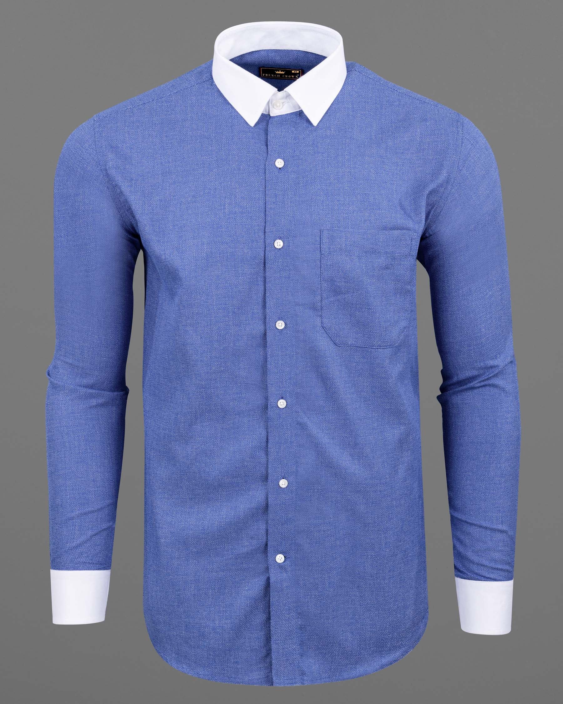 Powder Blue with White Collar Dobby Premium Giza Cotton Shirt 5838-WCC-38, 5838-WCC-H-38, 5838-WCC-39, 5838-WCC-H-39, 5838-WCC-40, 5838-WCC-H-40, 5838-WCC-42, 5838-WCC-H-42, 5838-WCC-44, 5838-WCC-H-44, 5838-WCC-46, 5838-WCC-H-46, 5838-WCC-48, 5838-WCC-H-48, 5838-WCC-50, 5838-WCC-H-50, 5838-WCC-52, 5838-WCC-H-52