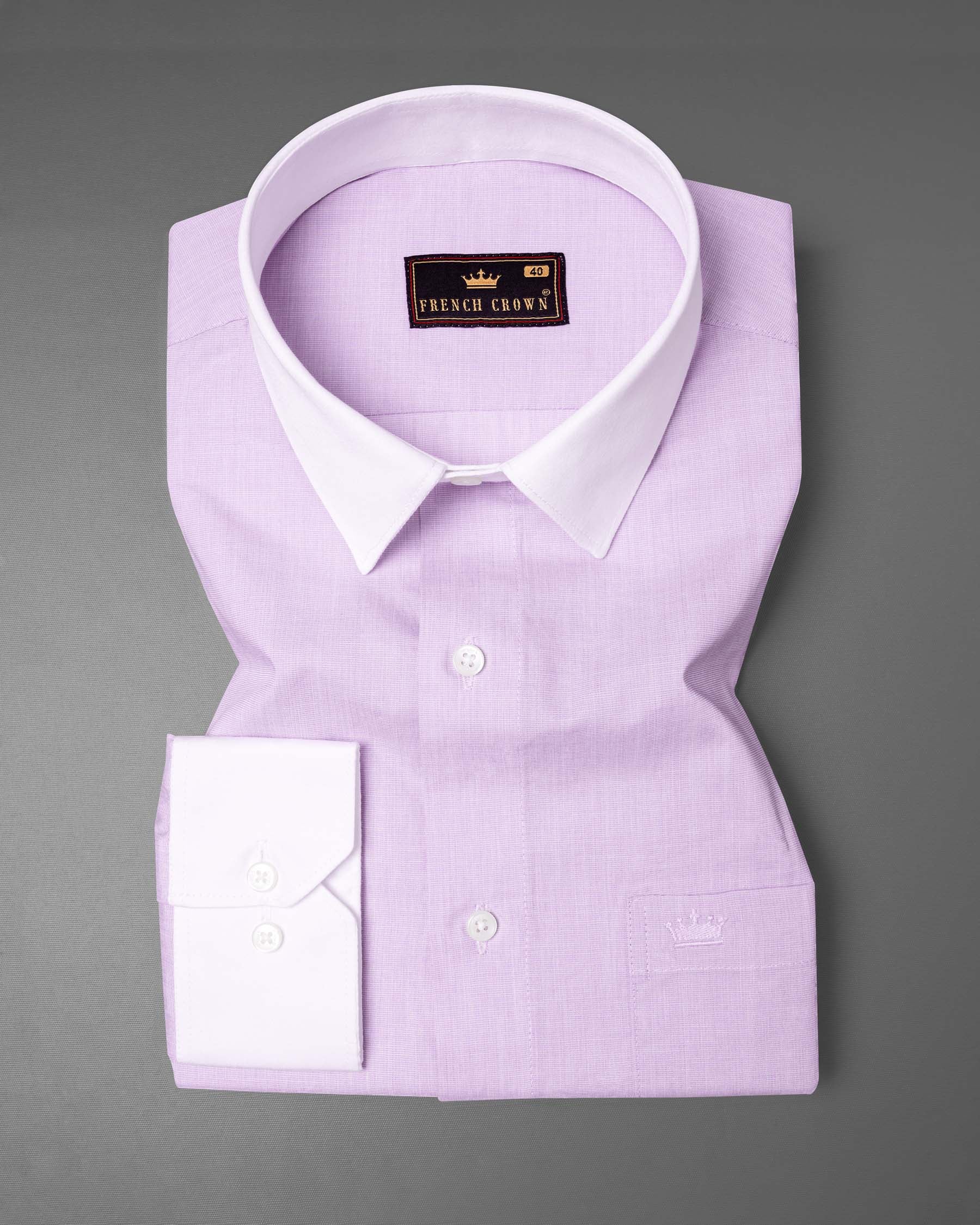 Twilight Purple with White Collar Chambray Premium Cotton Shirt 5845-WCC-38, 5845-WCC-H-38, 5845-WCC-39, 5845-WCC-H-39, 5845-WCC-40, 5845-WCC-H-40, 5845-WCC-42, 5845-WCC-H-42, 5845-WCC-44, 5845-WCC-H-44, 5845-WCC-46, 5845-WCC-H-46, 5845-WCC-48, 5845-WCC-H-48, 5845-WCC-50, 5845-WCC-H-50, 5845-WCC-52, 5845-WCC-H-52