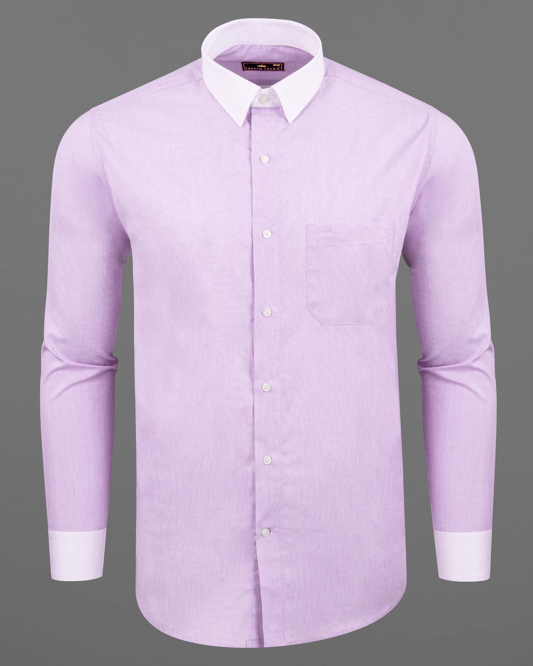 Twilight Purple with White Collar Chambray Premium Cotton Shirt 5845-WCC-38, 5845-WCC-H-38, 5845-WCC-39, 5845-WCC-H-39, 5845-WCC-40, 5845-WCC-H-40, 5845-WCC-42, 5845-WCC-H-42, 5845-WCC-44, 5845-WCC-H-44, 5845-WCC-46, 5845-WCC-H-46, 5845-WCC-48, 5845-WCC-H-48, 5845-WCC-50, 5845-WCC-H-50, 5845-WCC-52, 5845-WCC-H-52