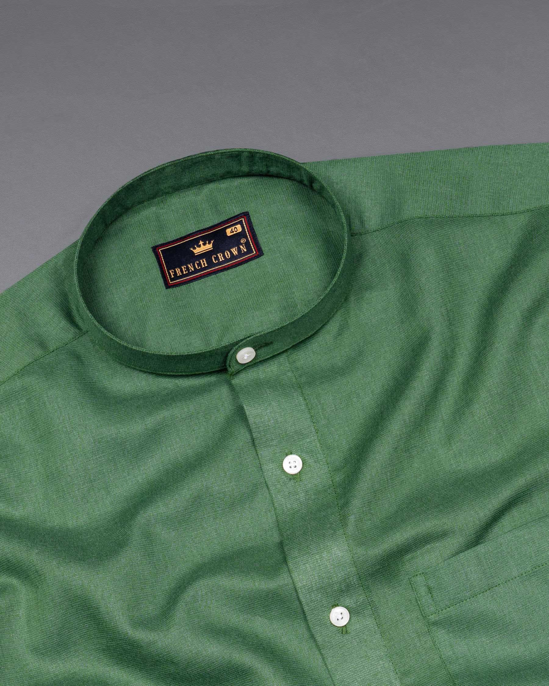 Killarney Green Luxurious Linen Shirt 5848-M-38, 5848-M-H-38, 5848-M-39, 5848-M-H-39, 5848-M-40, 5848-M-H-40, 5848-M-42, 5848-M-H-42, 5848-M-44, 5848-M-H-44, 5848-M-46, 5848-M-H-46, 5848-M-48, 5848-M-H-48, 5848-M-50, 5848-M-H-50, 5848-M-52, 5848-M-H-52