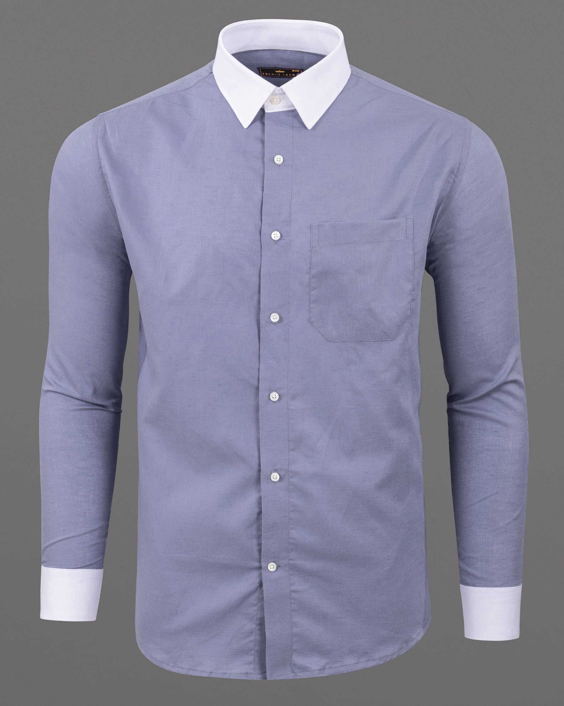 Light Steel Grey with White Collar Luxurious Linen Shirt 5852-WCC-38, 5852-WCC-H-38, 5852-WCC-39, 5852-WCC-H-39, 5852-WCC-40, 5852-WCC-H-40, 5852-WCC-42, 5852-WCC-H-42, 5852-WCC-44, 5852-WCC-H-44, 5852-WCC-46, 5852-WCC-H-46, 5852-WCC-48, 5852-WCC-H-48, 5852-WCC-50, 5852-WCC-H-50, 5852-WCC-52, 5852-WCC-H-52