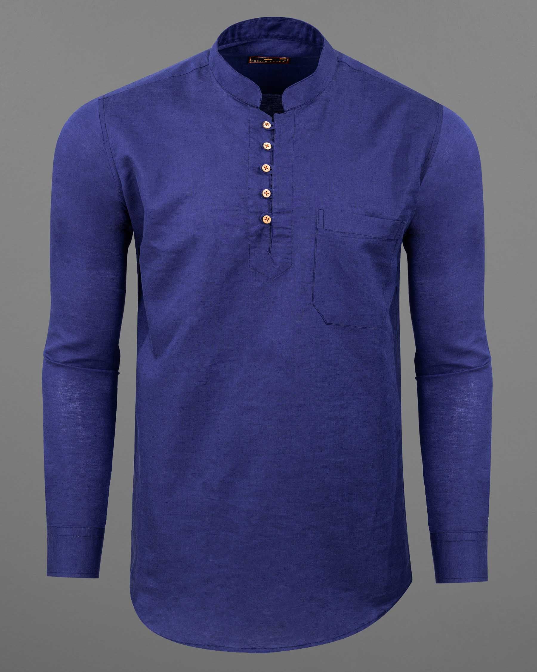 Rhino Blue Luxurious Linen Kurta Shirt 5858-KS-38, 5858-KS-H-38, 5858-KS-39, 5858-KS-H-39, 5858-KS-40, 5858-KS-H-40, 5858-KS-42, 5858-KS-H-42, 5858-KS-44, 5858-KS-H-44, 5858-KS-46, 5858-KS-H-46, 5858-KS-48, 5858-KS-H-48, 5858-KS-50, 5858-KS-H-50, 5858-KS-52, 5858-KS-H-52